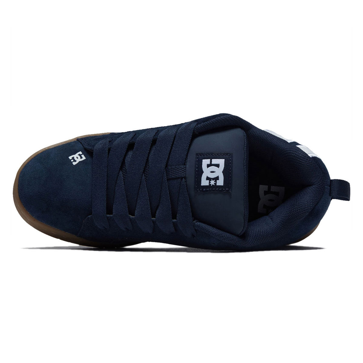 DC Court Graffik SE Shoes - Navy/White/Gum image 3