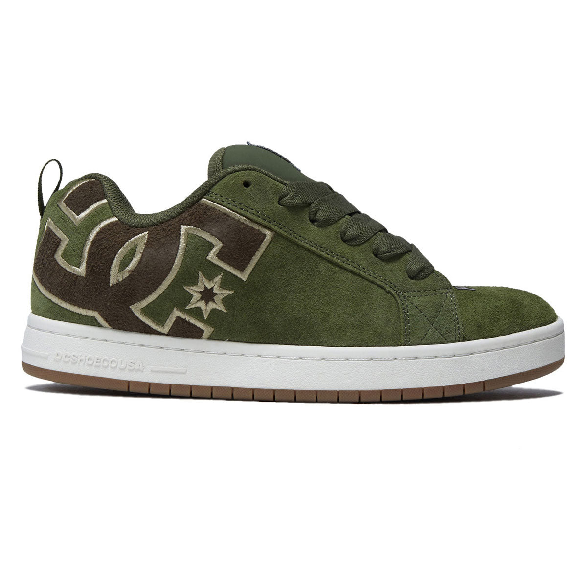 DC Court Graffik SE Shoes - Olive/Dark Green image 1
