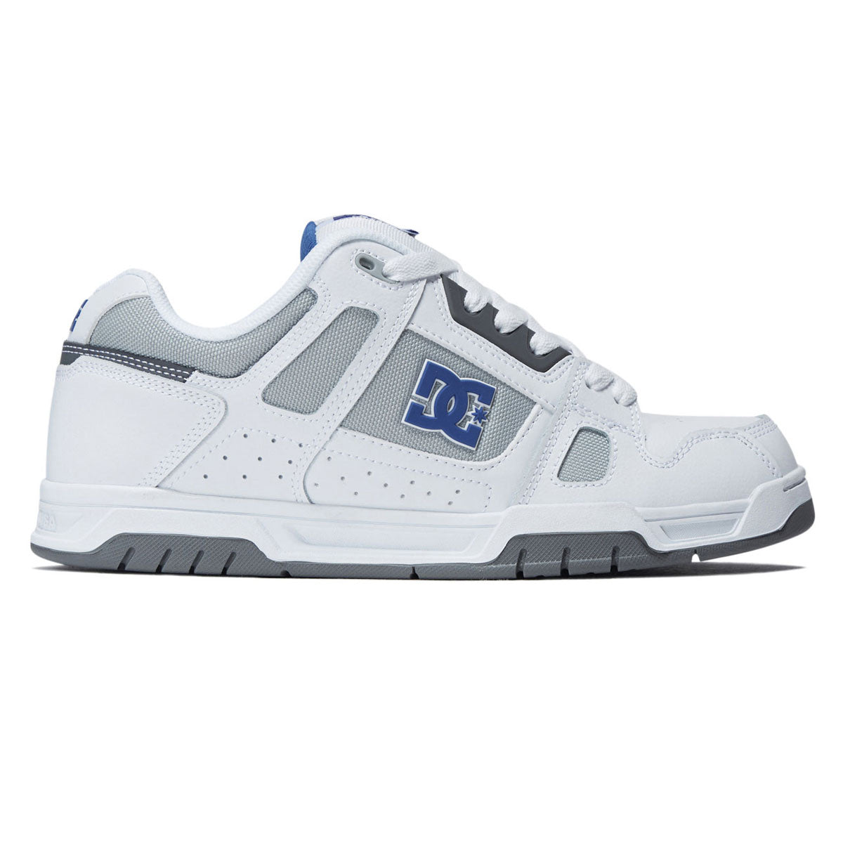 DC Stag Shoes - White/Grey/Blue 2025 image 1