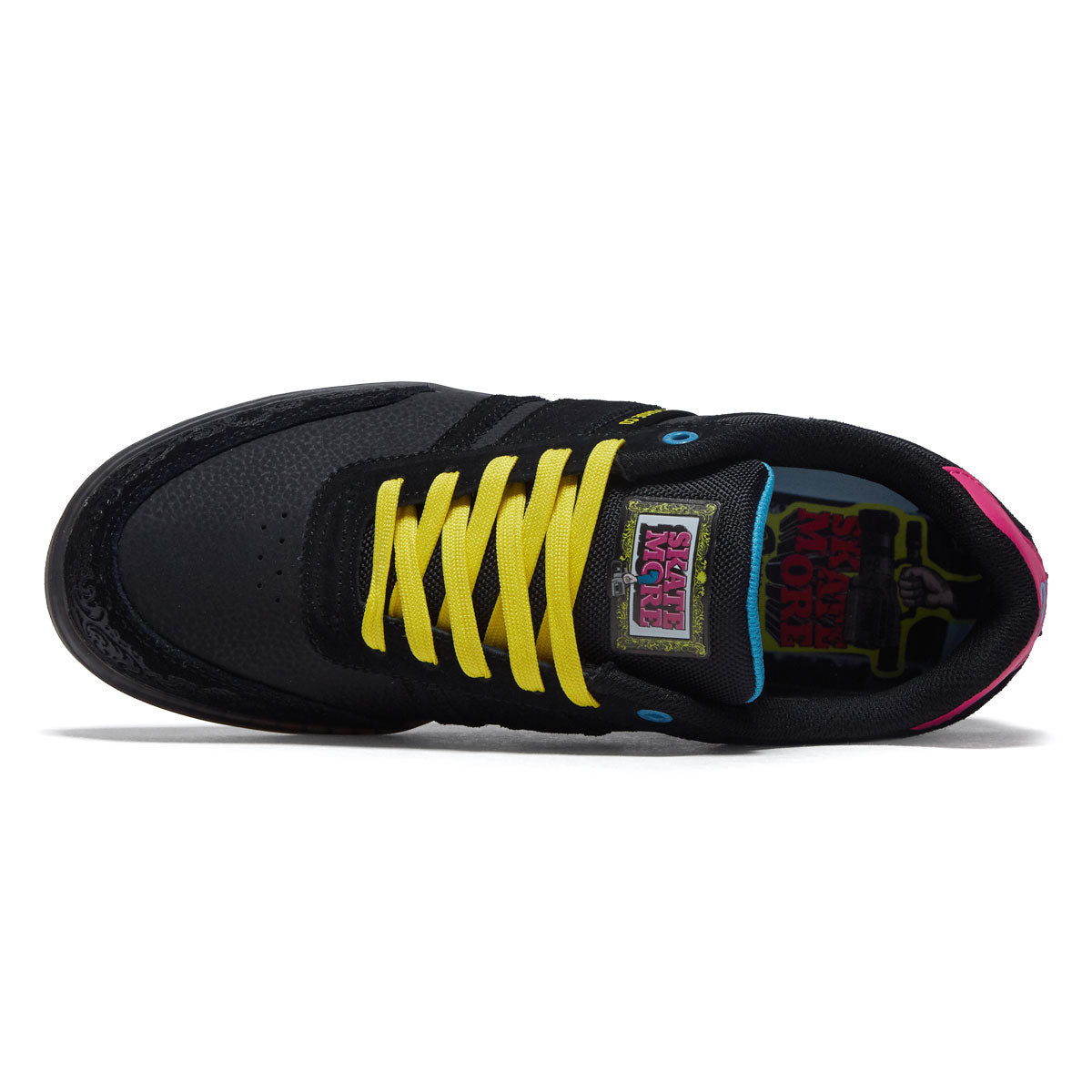 DVS Skate More Milan Shoes - Black/Blue image 3
