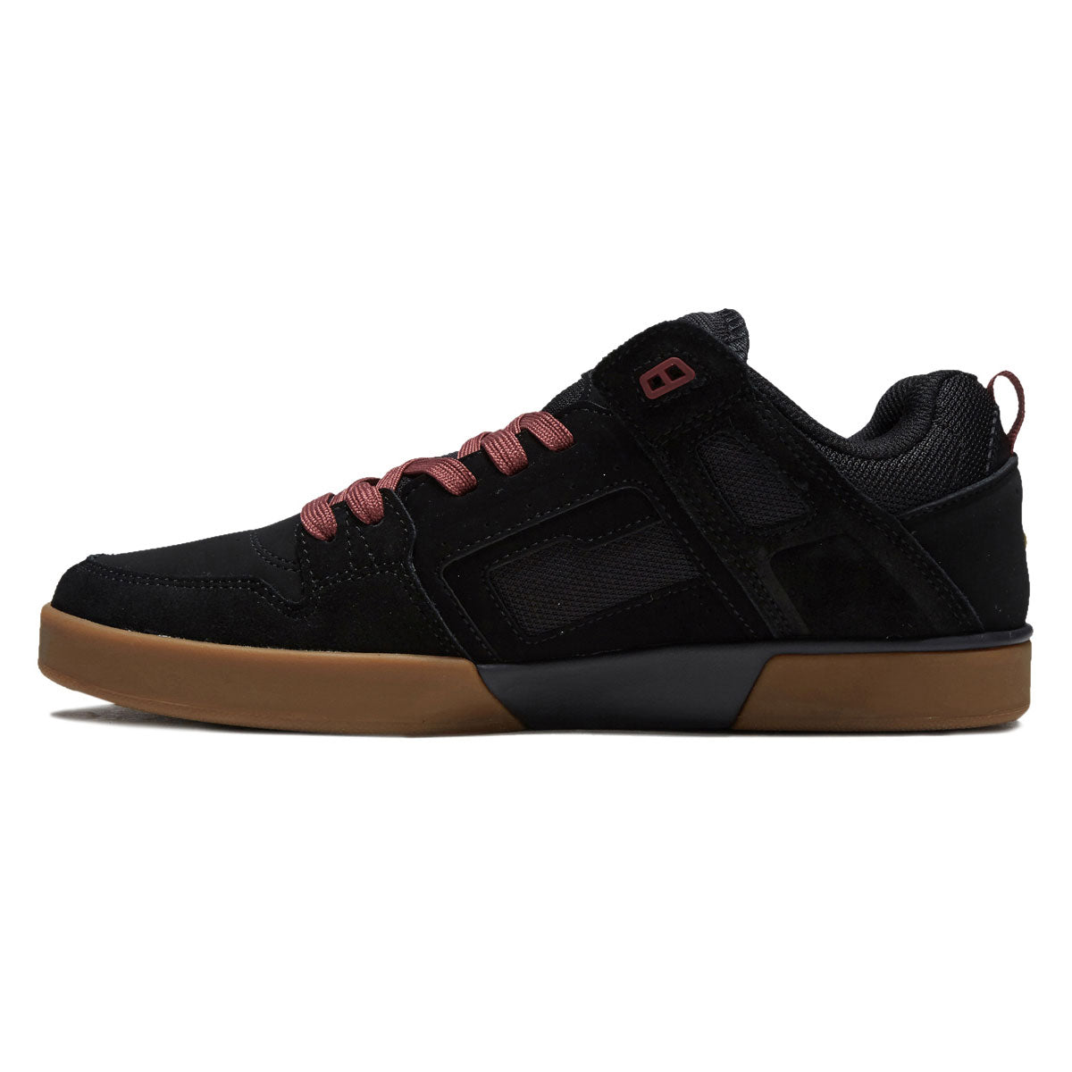 DVS Comanche LT Shoes - Black/Ruby Wine/Gum image 2