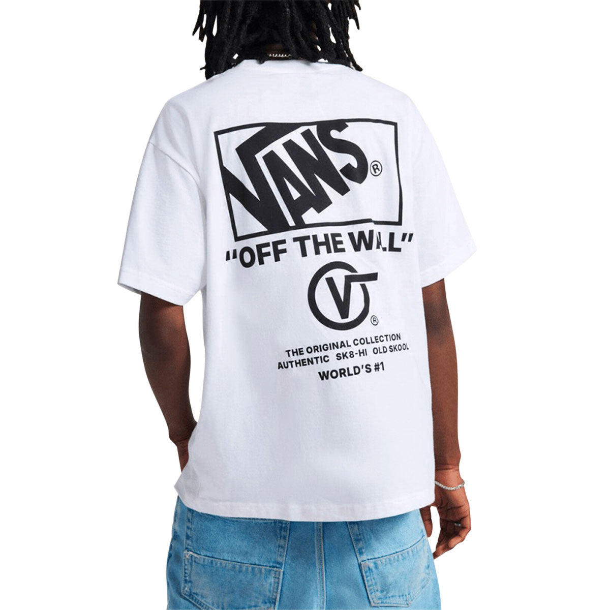 Vans Stacked Hi T-Shirt - White image 4