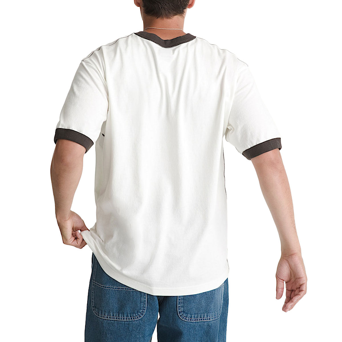 Vans Skate Mike G Snake Flame Ringer T-Shirt - Marshmallow image 3