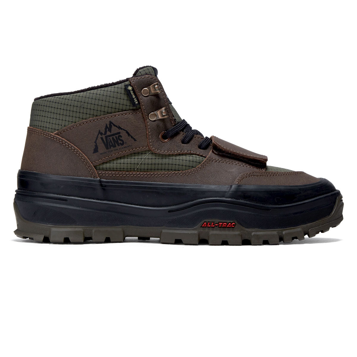 Vans Mountain Mid Gore-Tex Insulated MTE Shoes - Dark Green/Dark Brown image 1