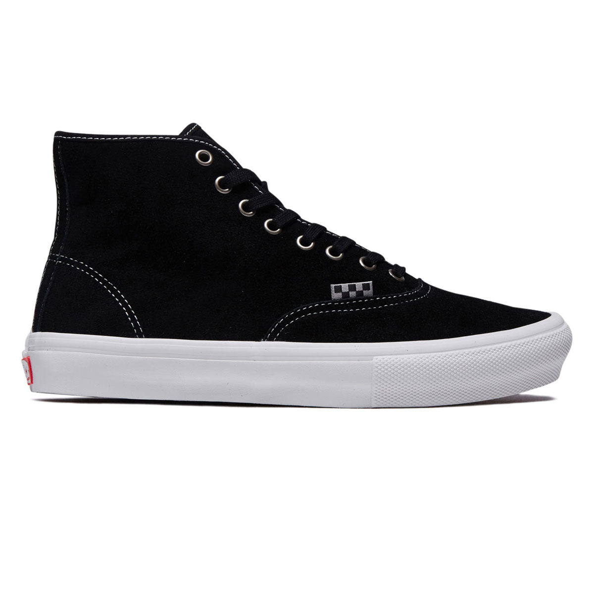 Vans Skate Authentic High Shoes - Black Suede image 1