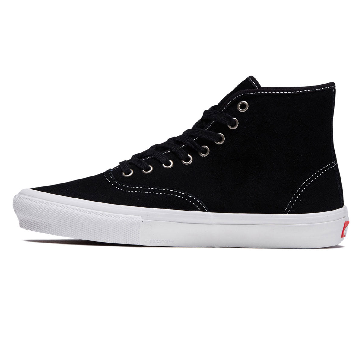 Vans Skate Authentic High Shoes - Black Suede image 2