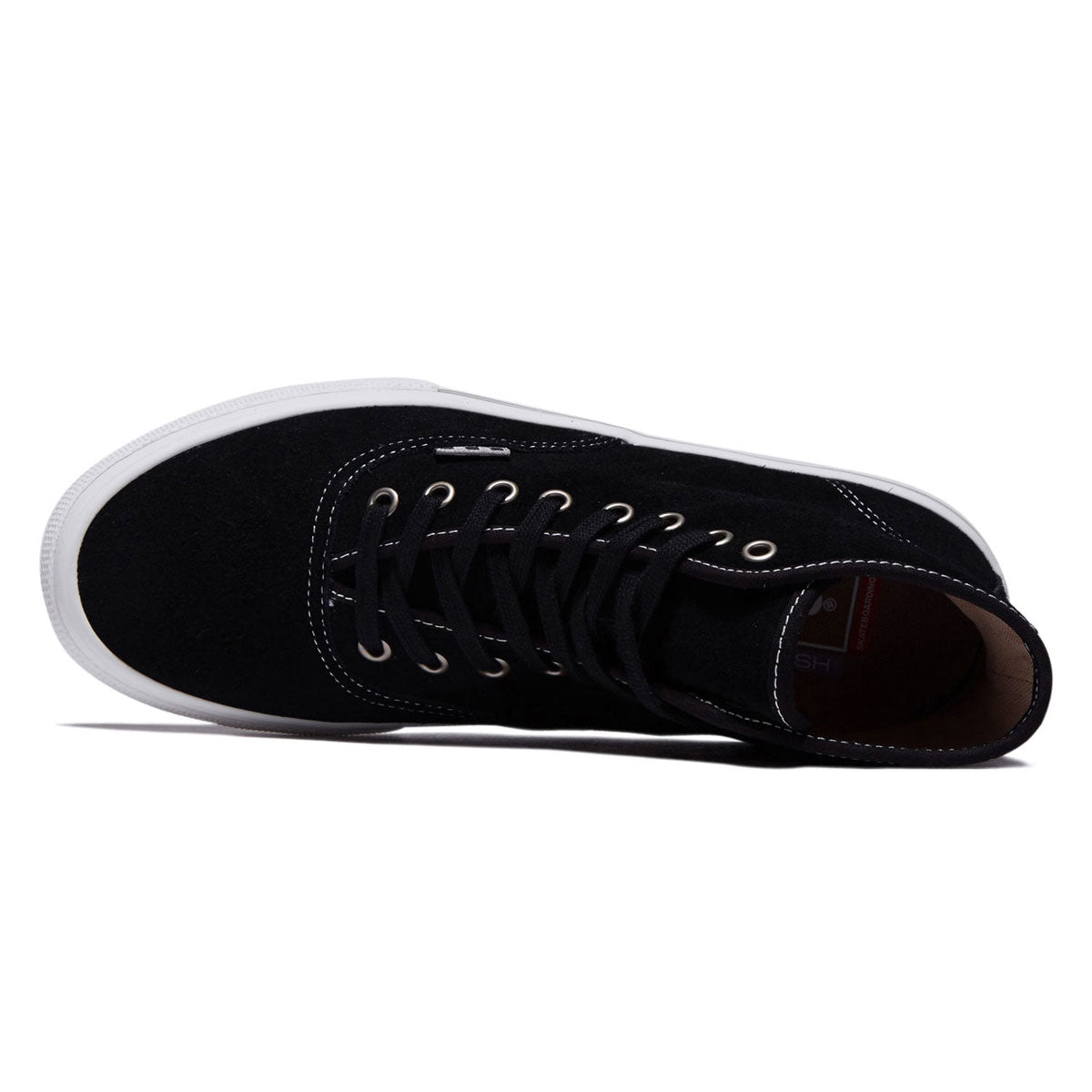 Vans Skate Authentic High Shoes - Black Suede image 3
