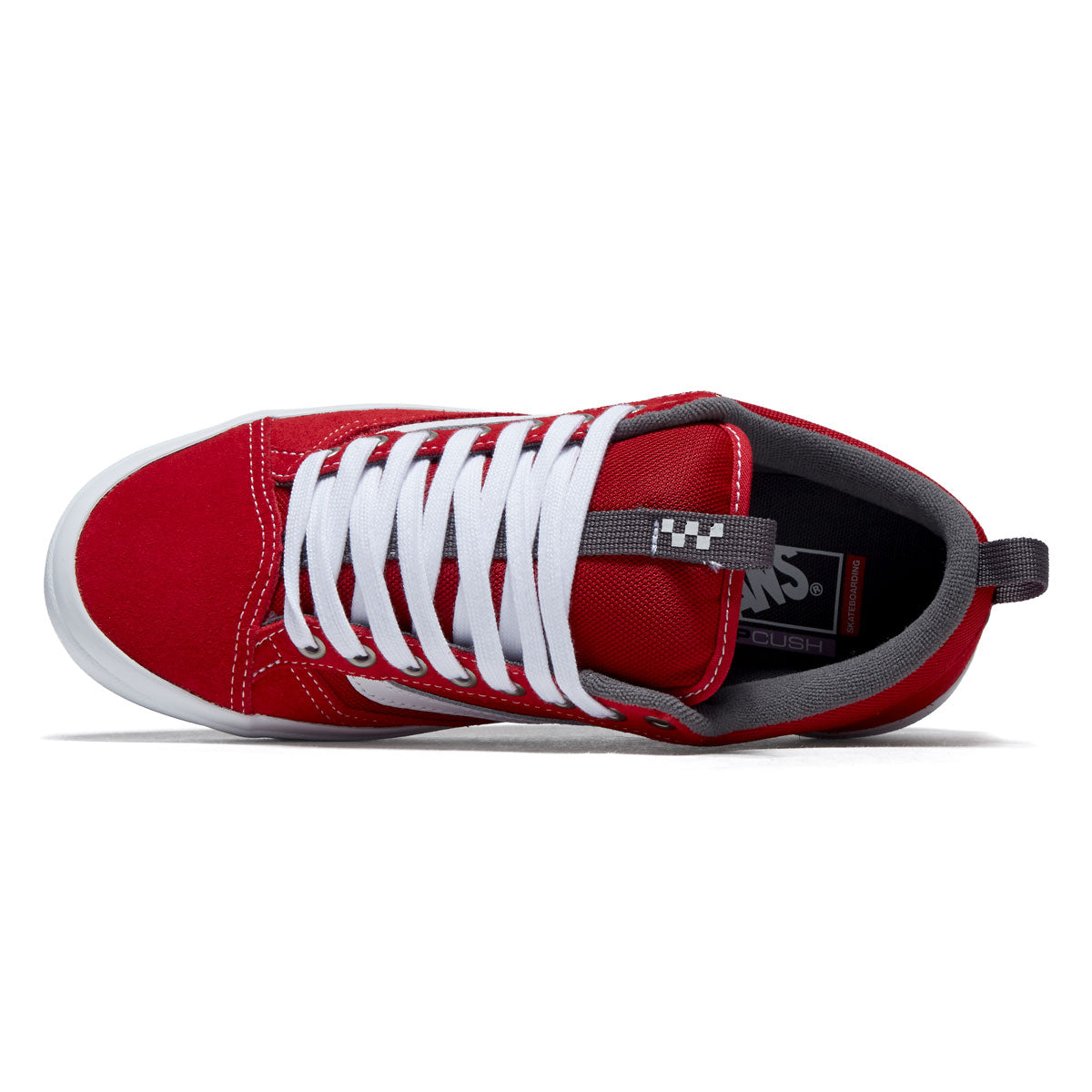 Vans Skate Old Skool 36+ Shoes - Red/White image 3