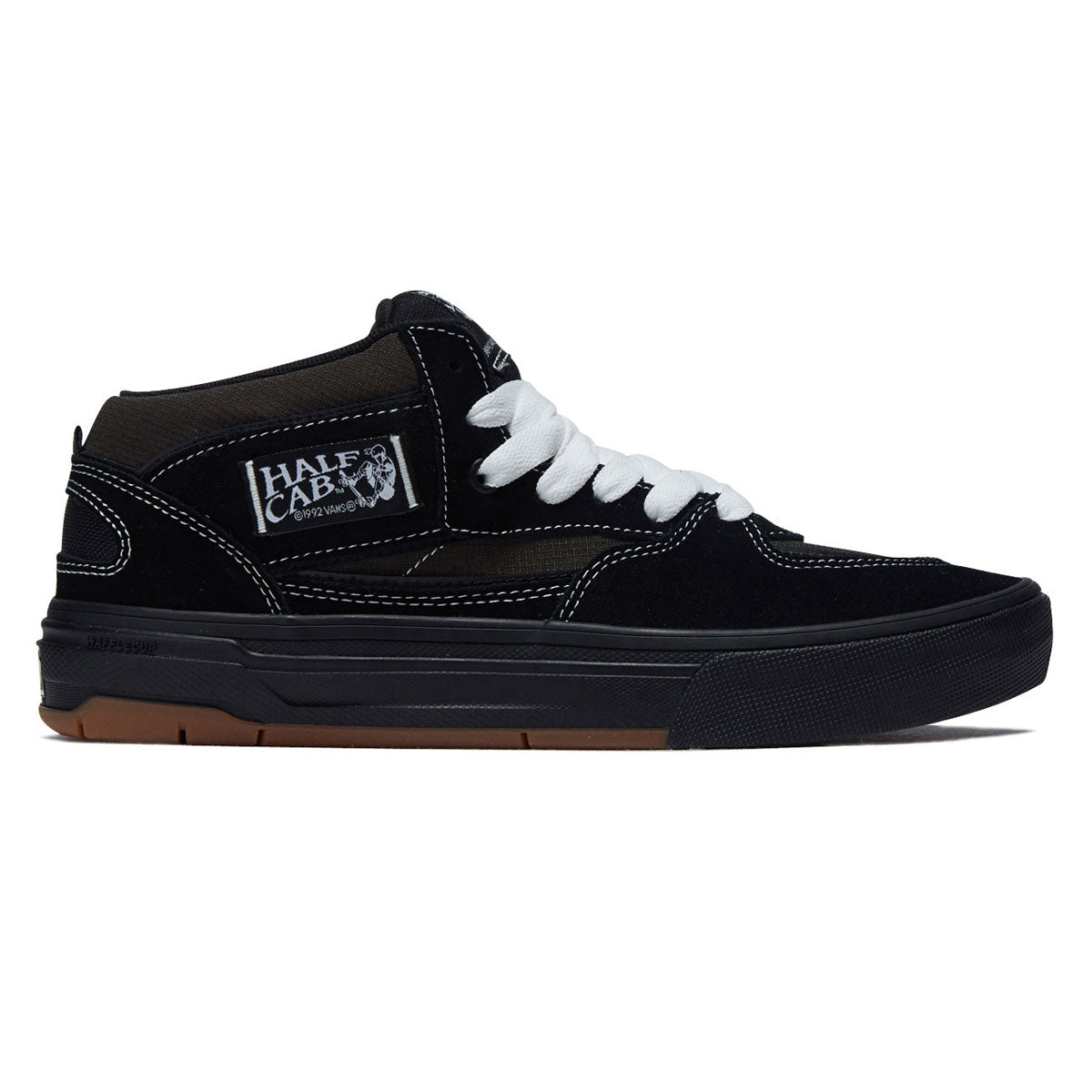 Vans Skate Half Cab Wafflecup Shoes - Black/Asphalt image 1
