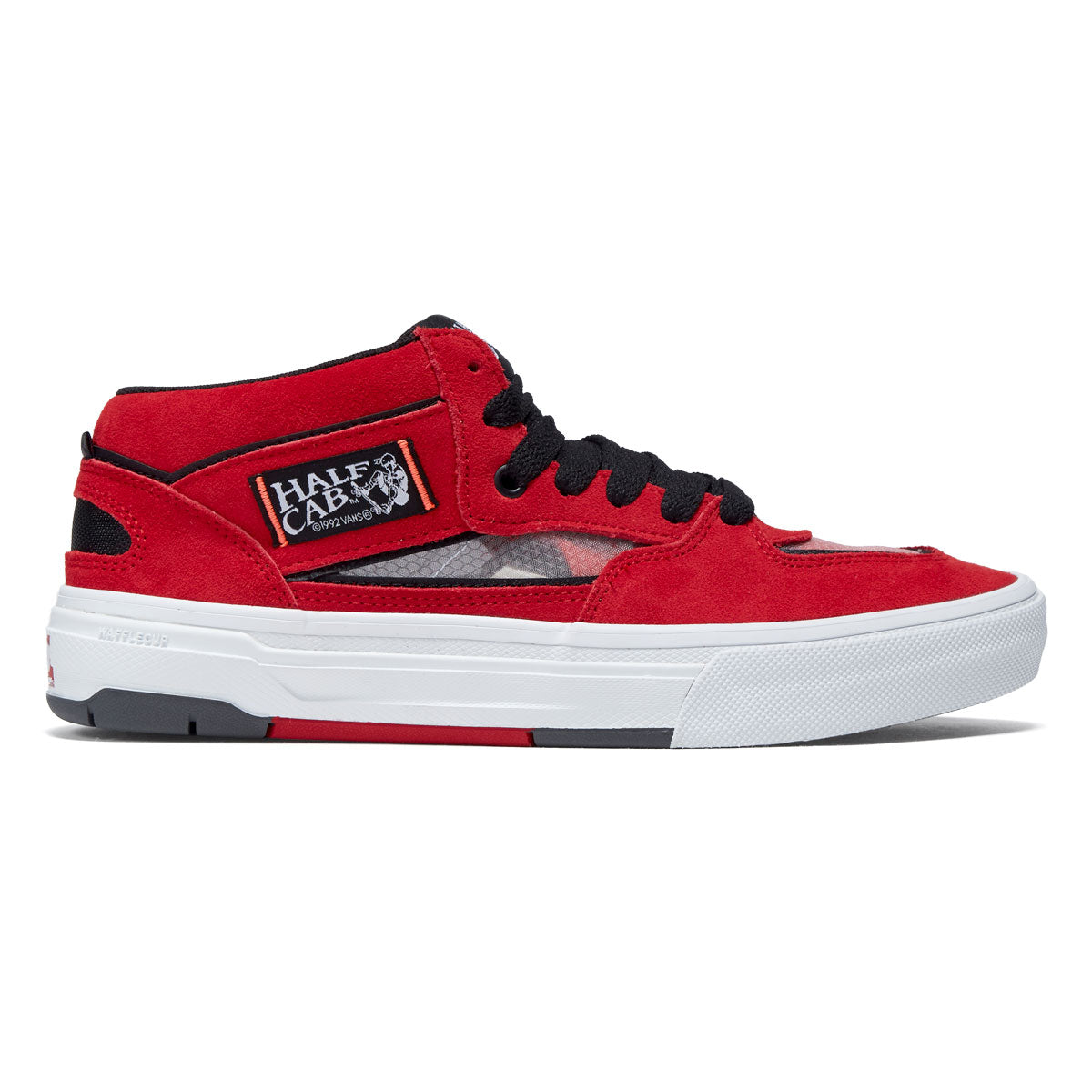 Vans Skate Half Cab Wafflecup Shoes - Red/Black/Grey image 1