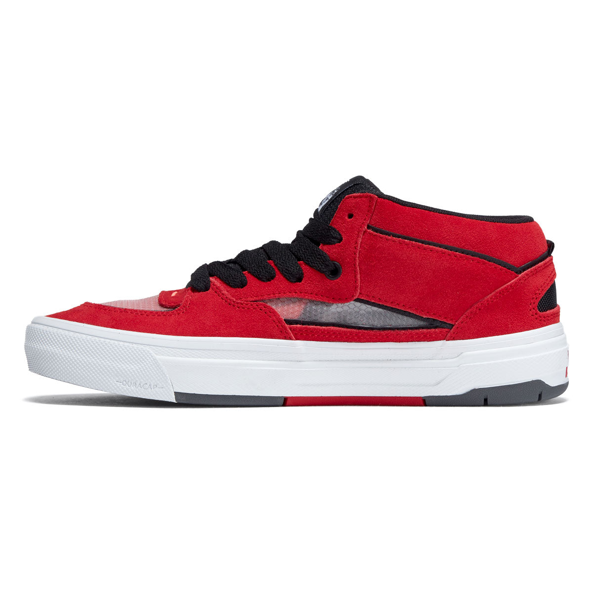 Vans Skate Half Cab Wafflecup Shoes - Red/Black/Grey image 2