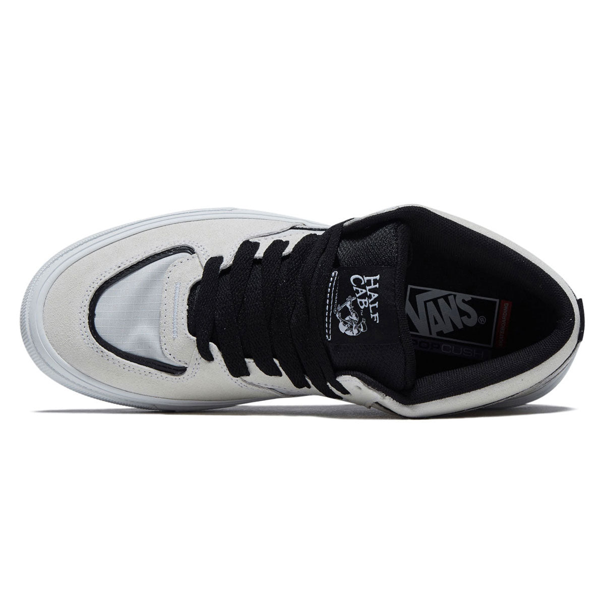 Vans Skate Half Cab Wafflecup Shoes - White/Black image 3