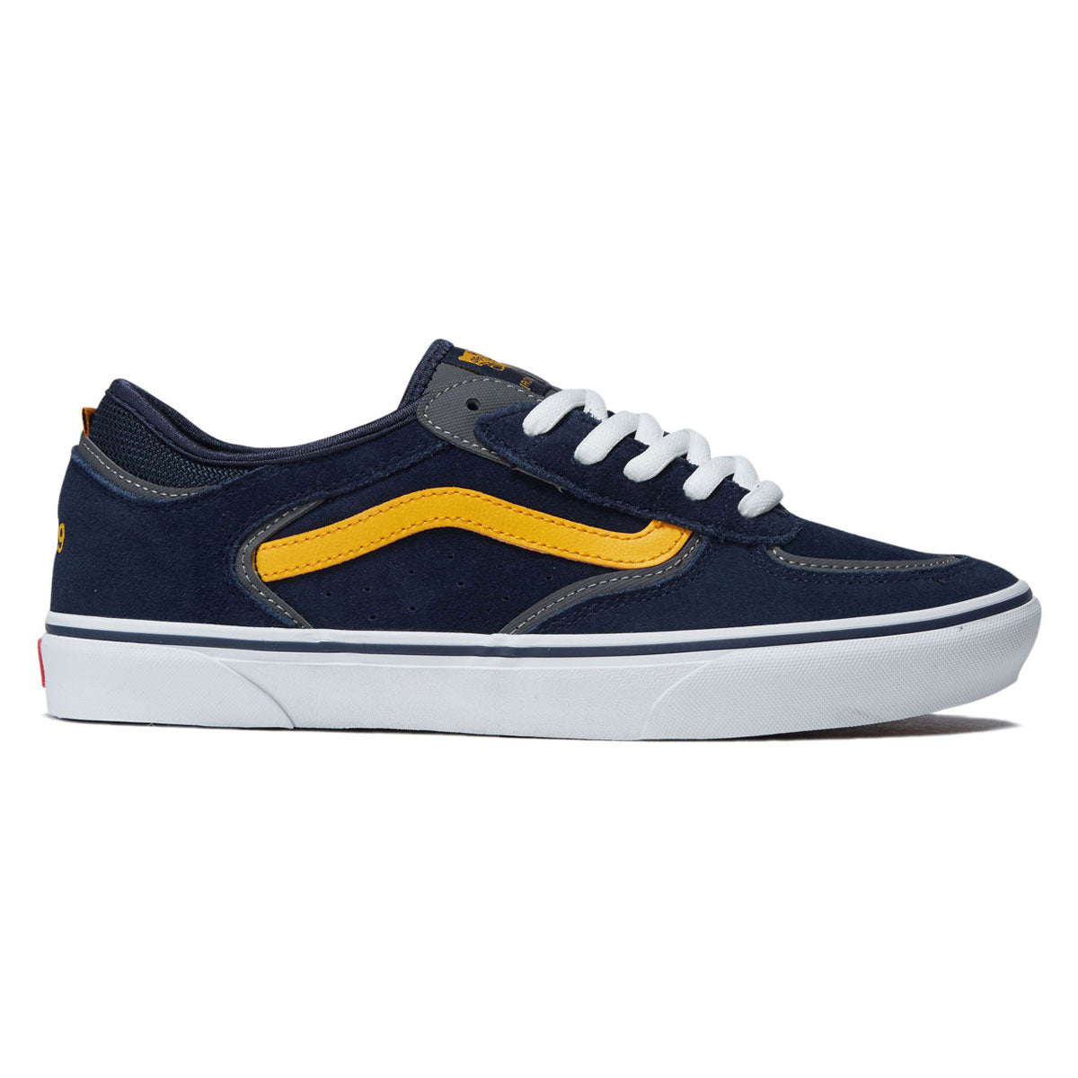 Vans Skate Rowley Shoes - Navy/Yellow image 1