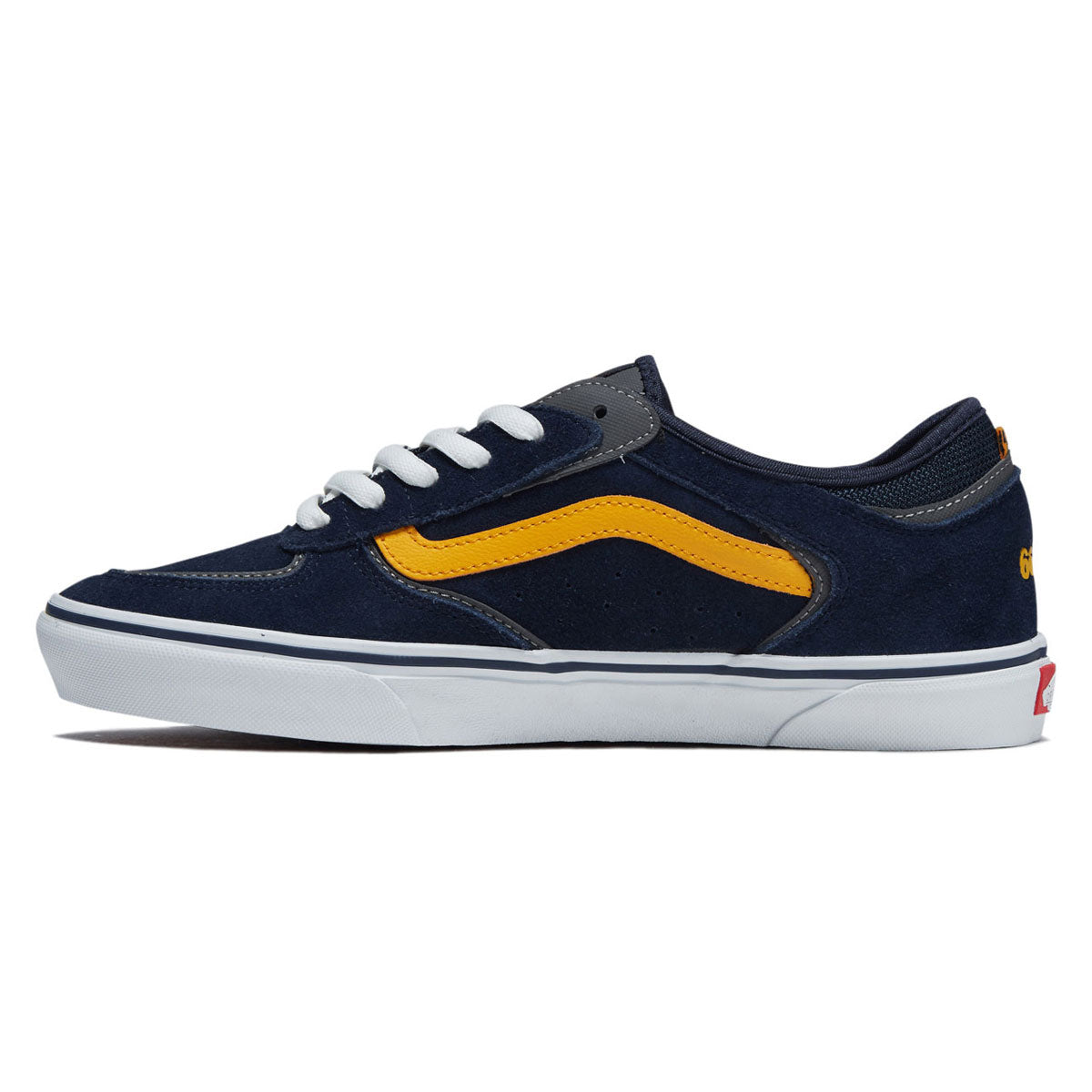 Vans Skate Rowley Shoes - Navy/Yellow image 2