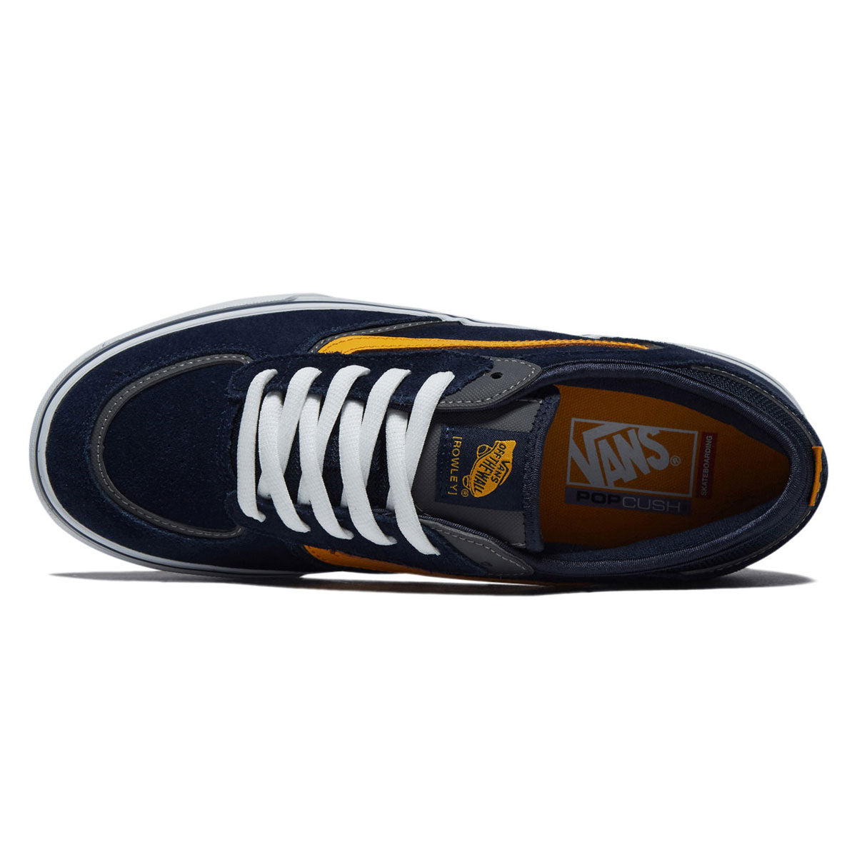 Vans Skate Rowley Shoes - Navy/Yellow image 3