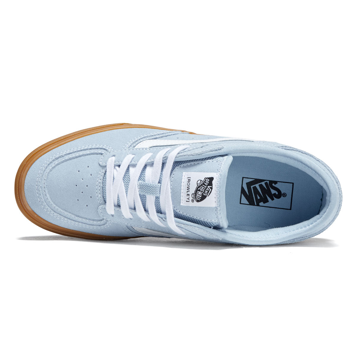 Vans Rowley Classic Shoes - Gum/Light Blue image 3