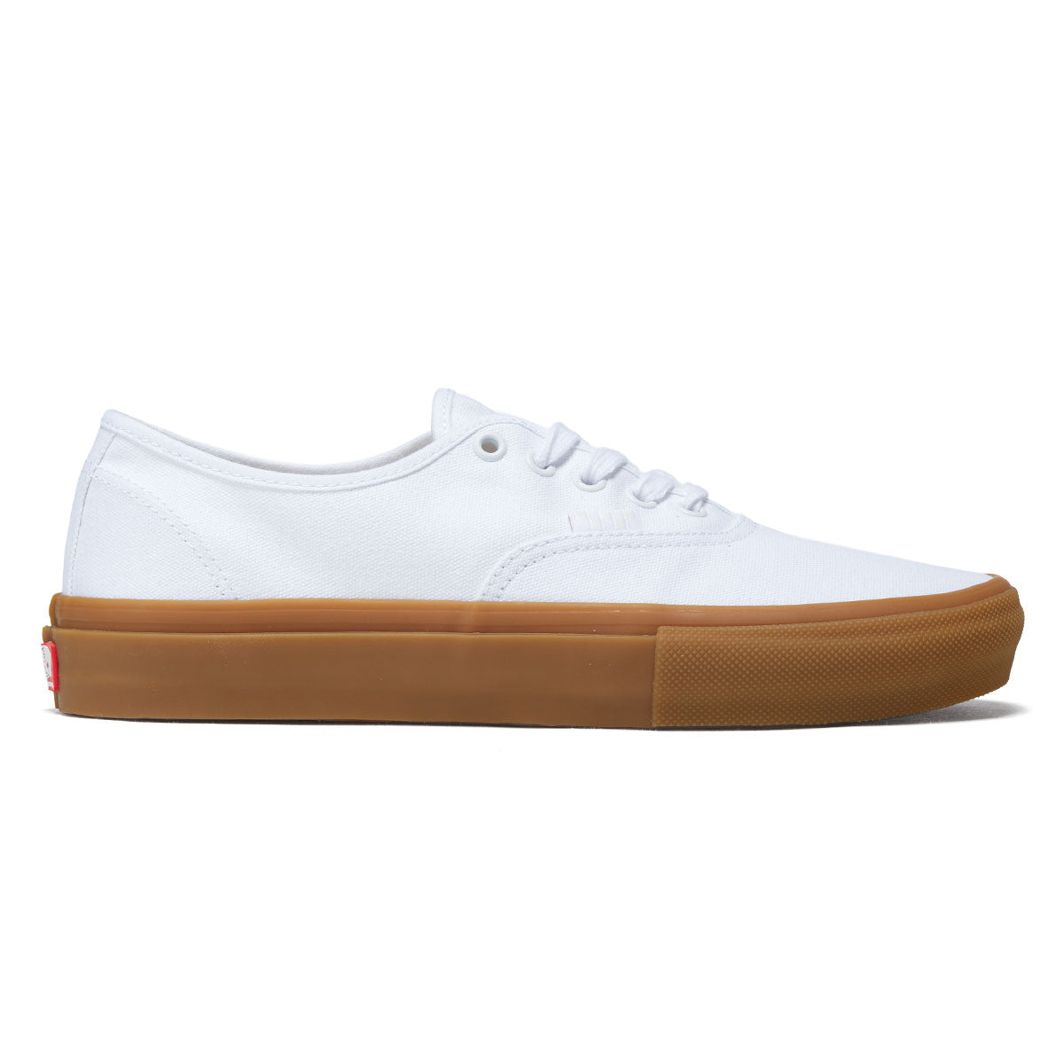 Vans Skate Authentic Shoes - White/Gum image 1