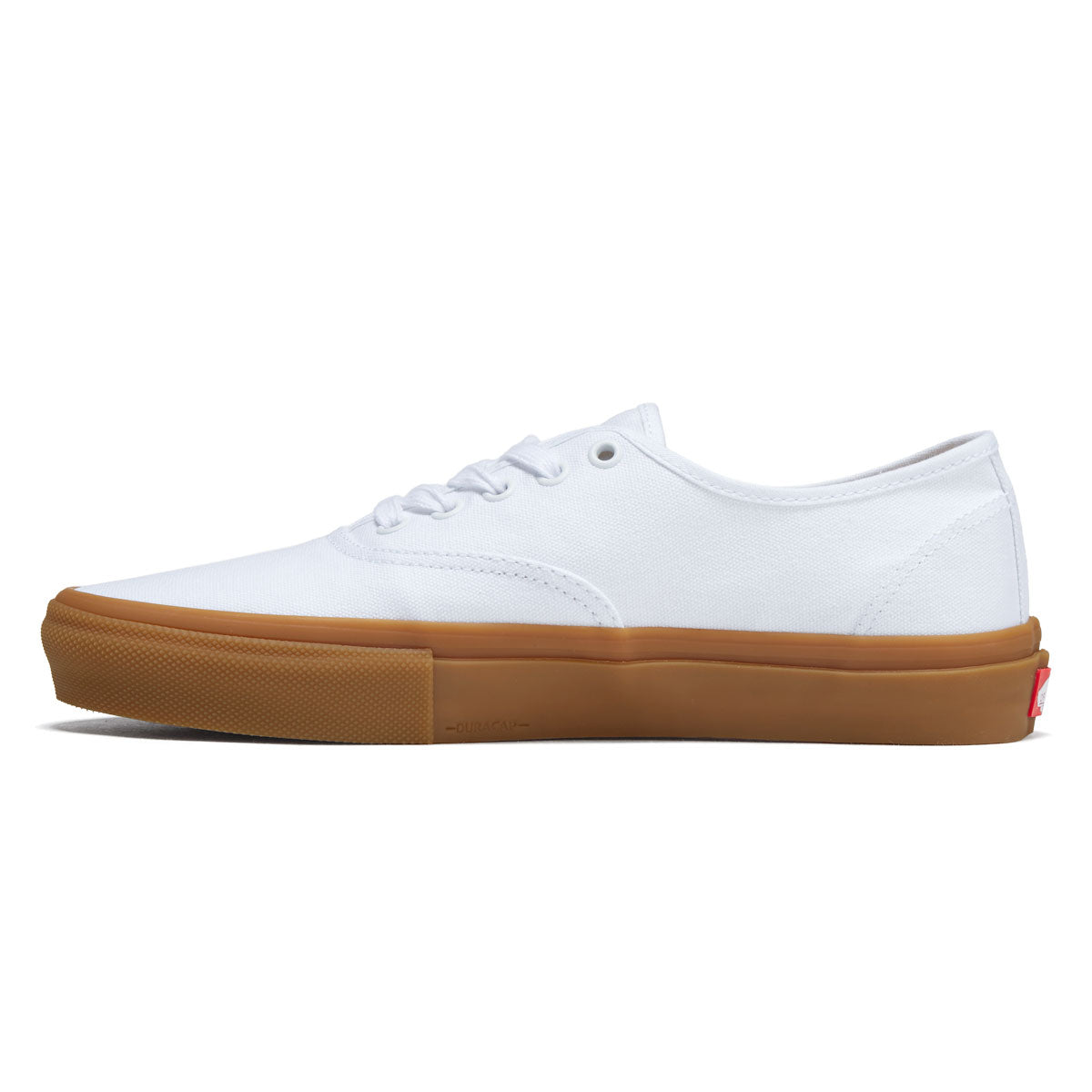 Vans Skate Authentic Shoes - White/Gum image 2