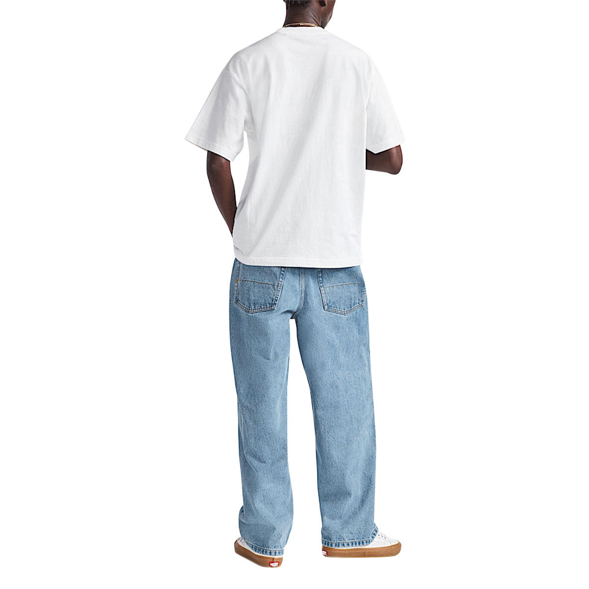 Vans Check-5 Baggy Denim Jeans - Stonewash Blue image 3