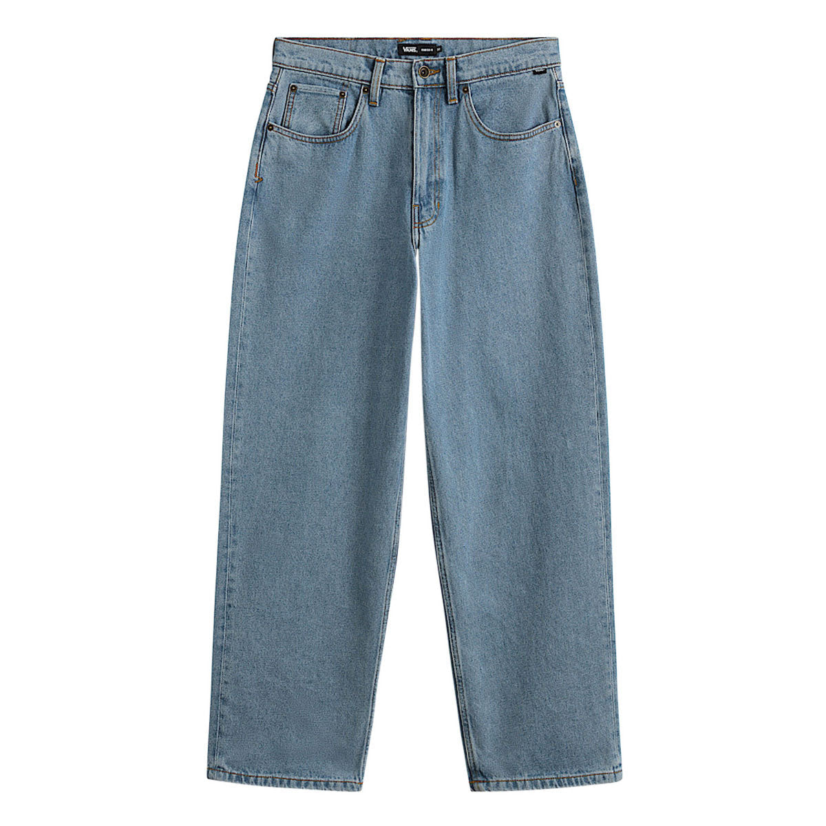 Vans Check-5 Baggy Denim Jeans - Stonewash Blue image 5