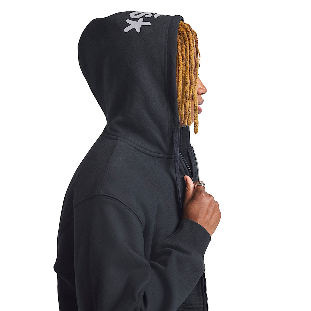Vans Skate x Atiba Haze Zip Up Hoodie - Black image 4
