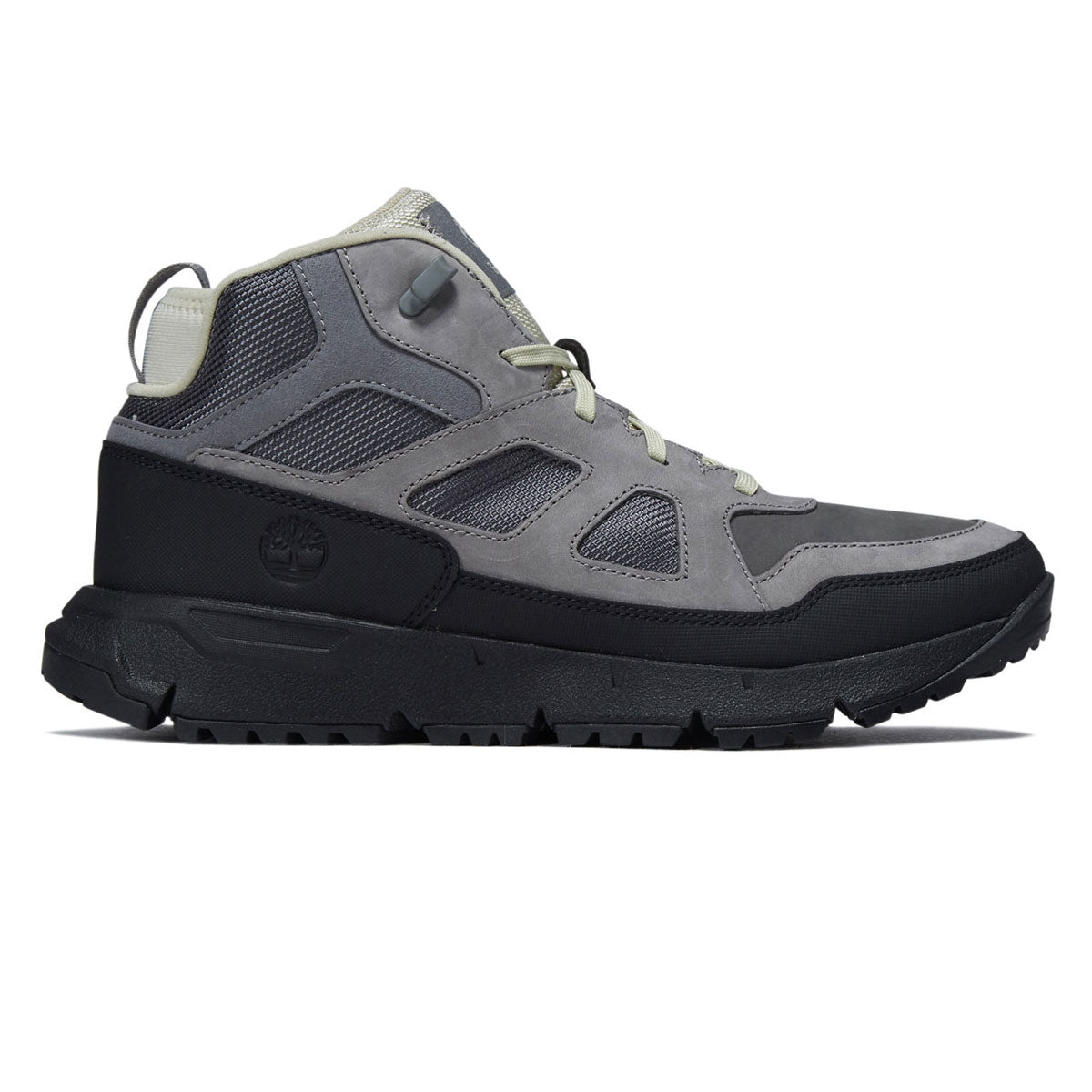 Timberland Voyager Valley Mid Lace Up Shoes - Medium Grey Nubuck image 1