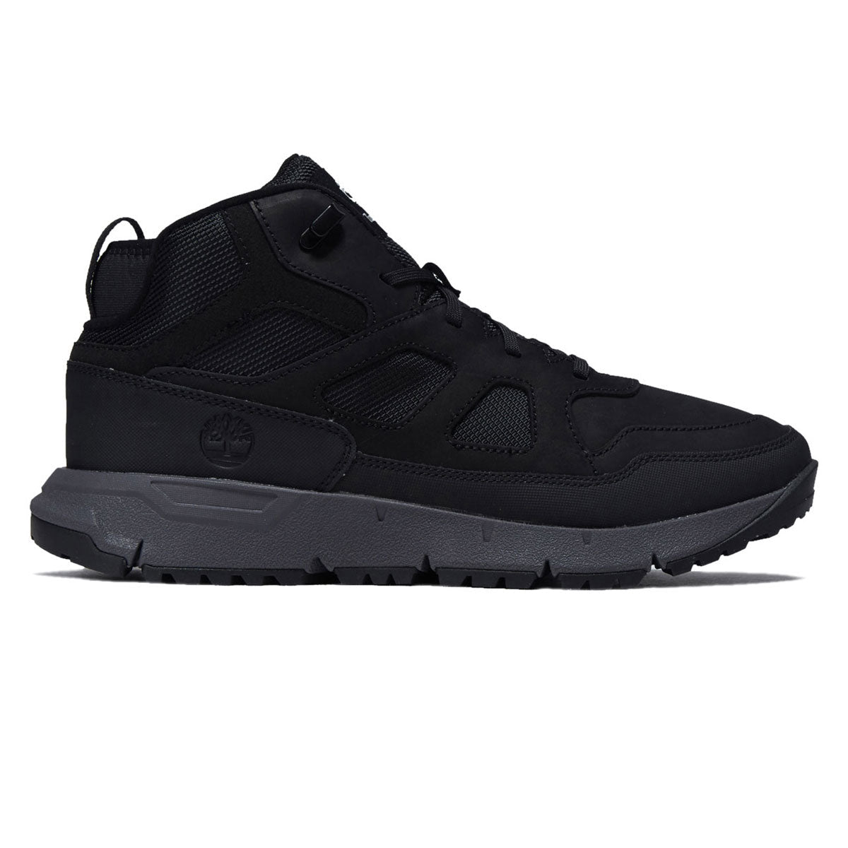 Timberland Voyager Valley Mid Lace Up Shoes - Black Nubuck image 1