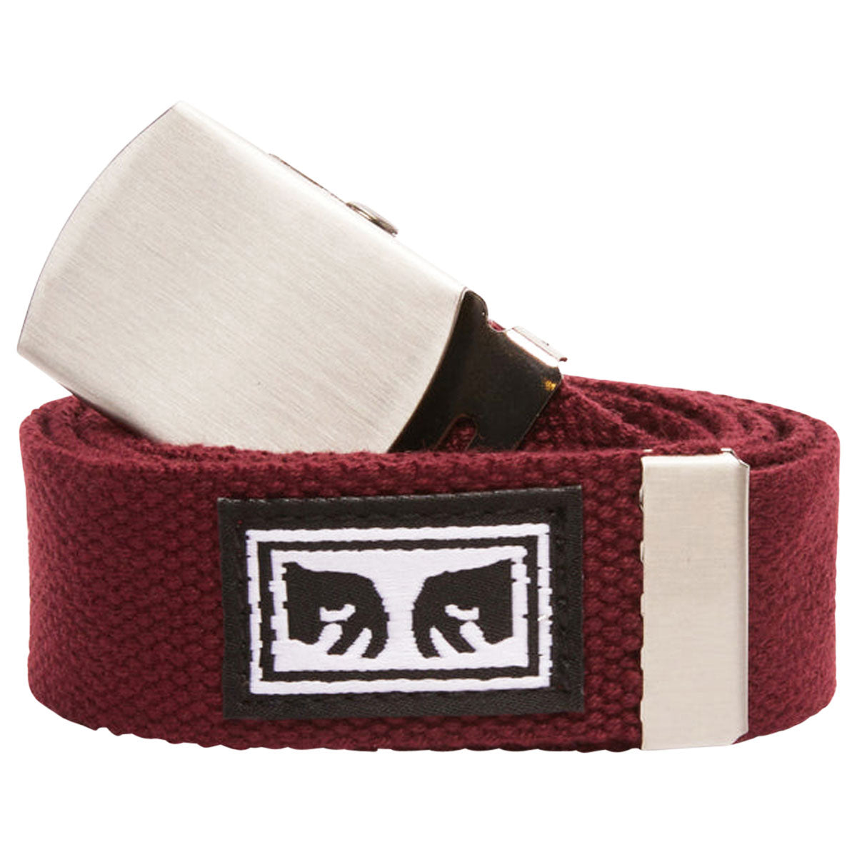 Obey Big Boy Web Belt - Burgundy image 1