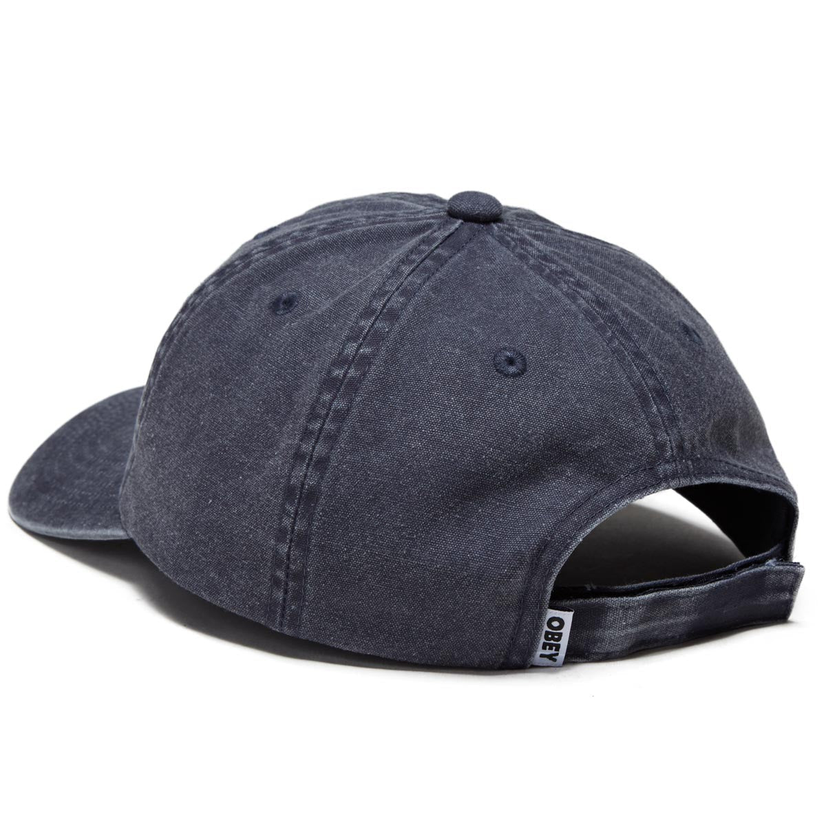 Obey Icon Eyes 6 Panel Velcro Back Hat - Navy image 2