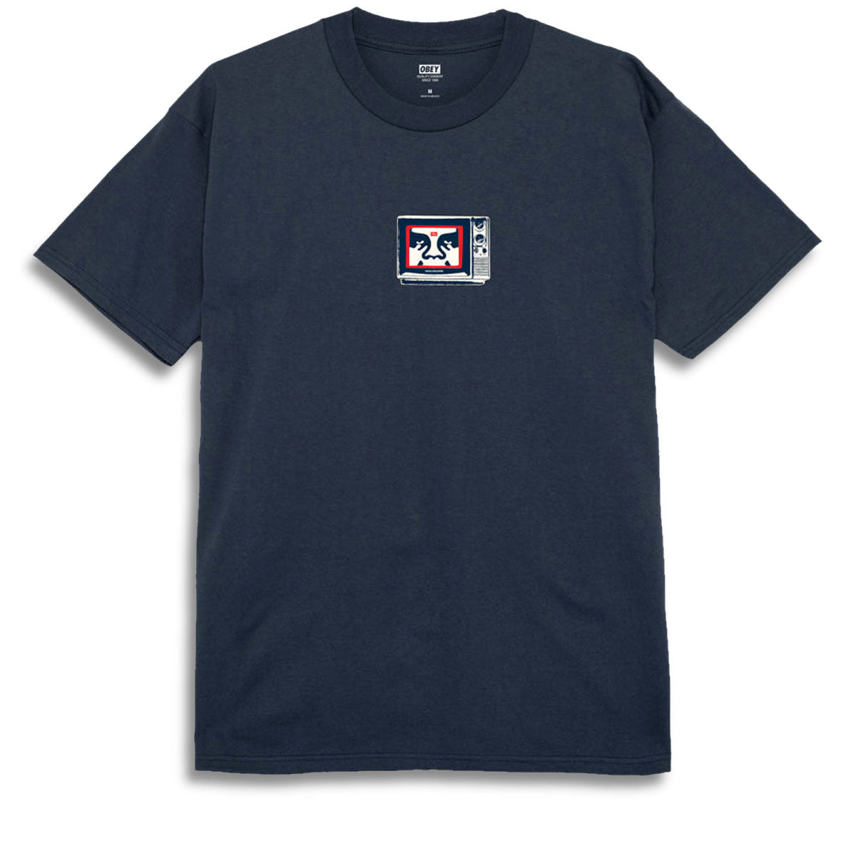 Obey Tv T-Shirt - Navy image 1