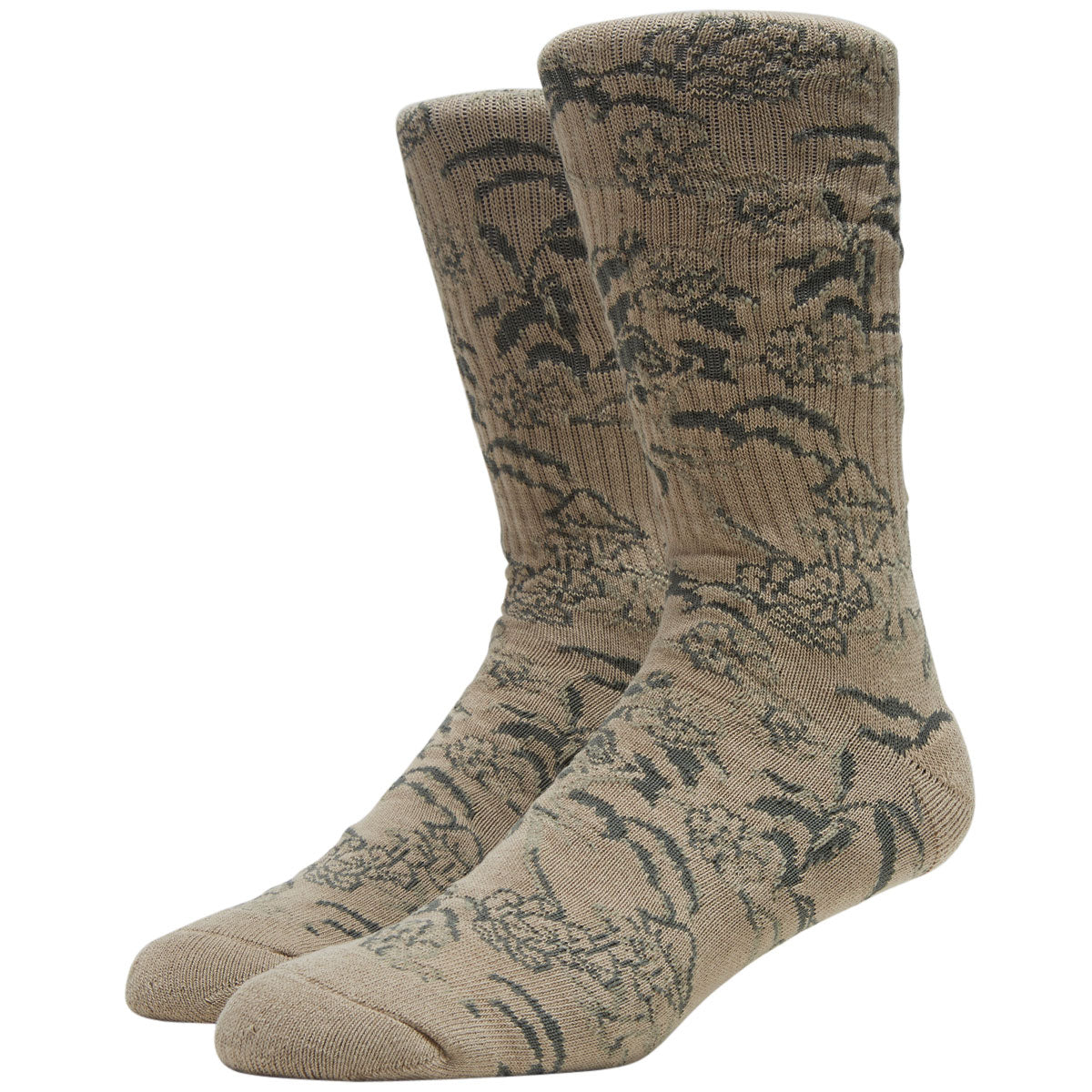 Obey Mushroom Socks - Silver Grey Multi image 1