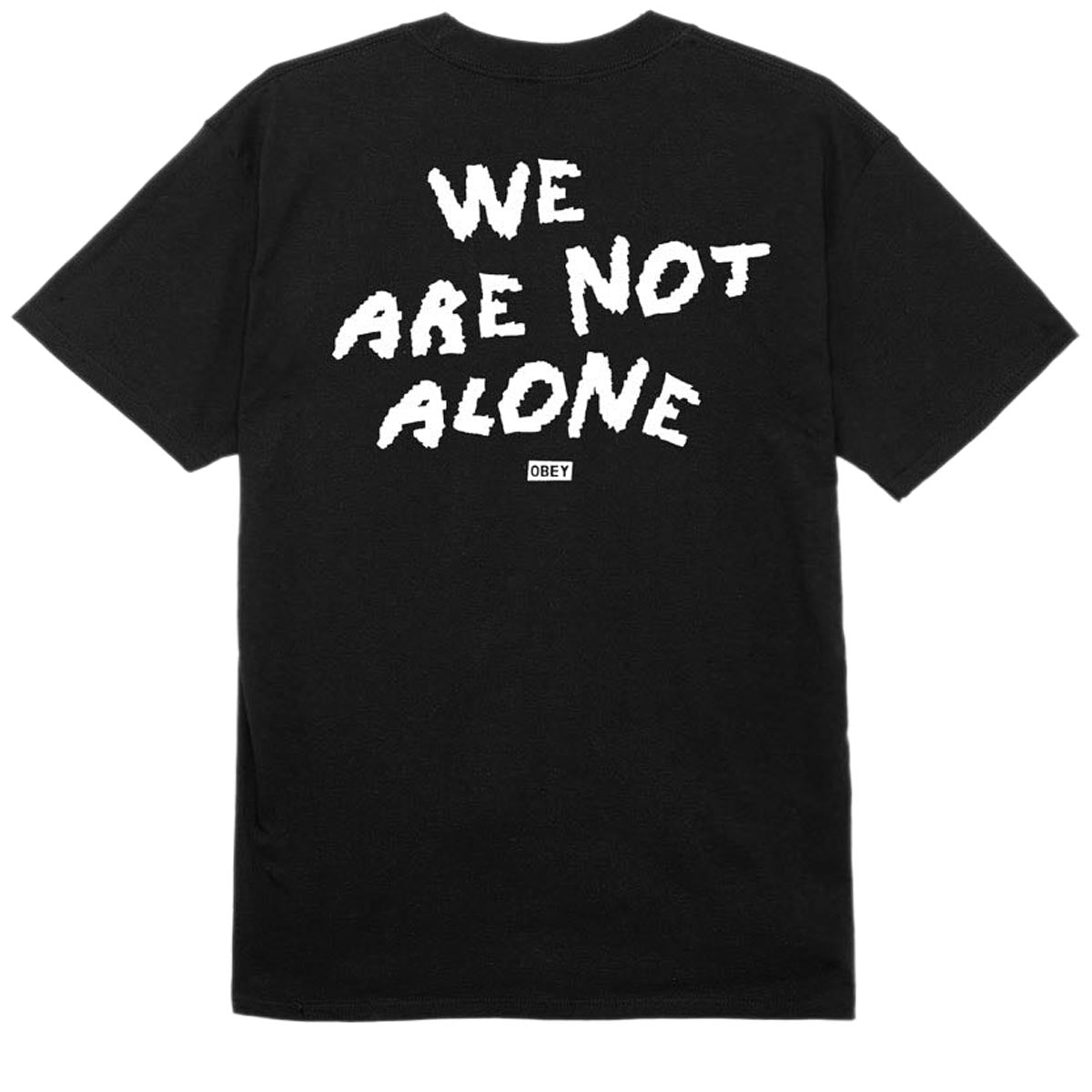 Obey We Are Not Alone T-Shirt - Black image 2