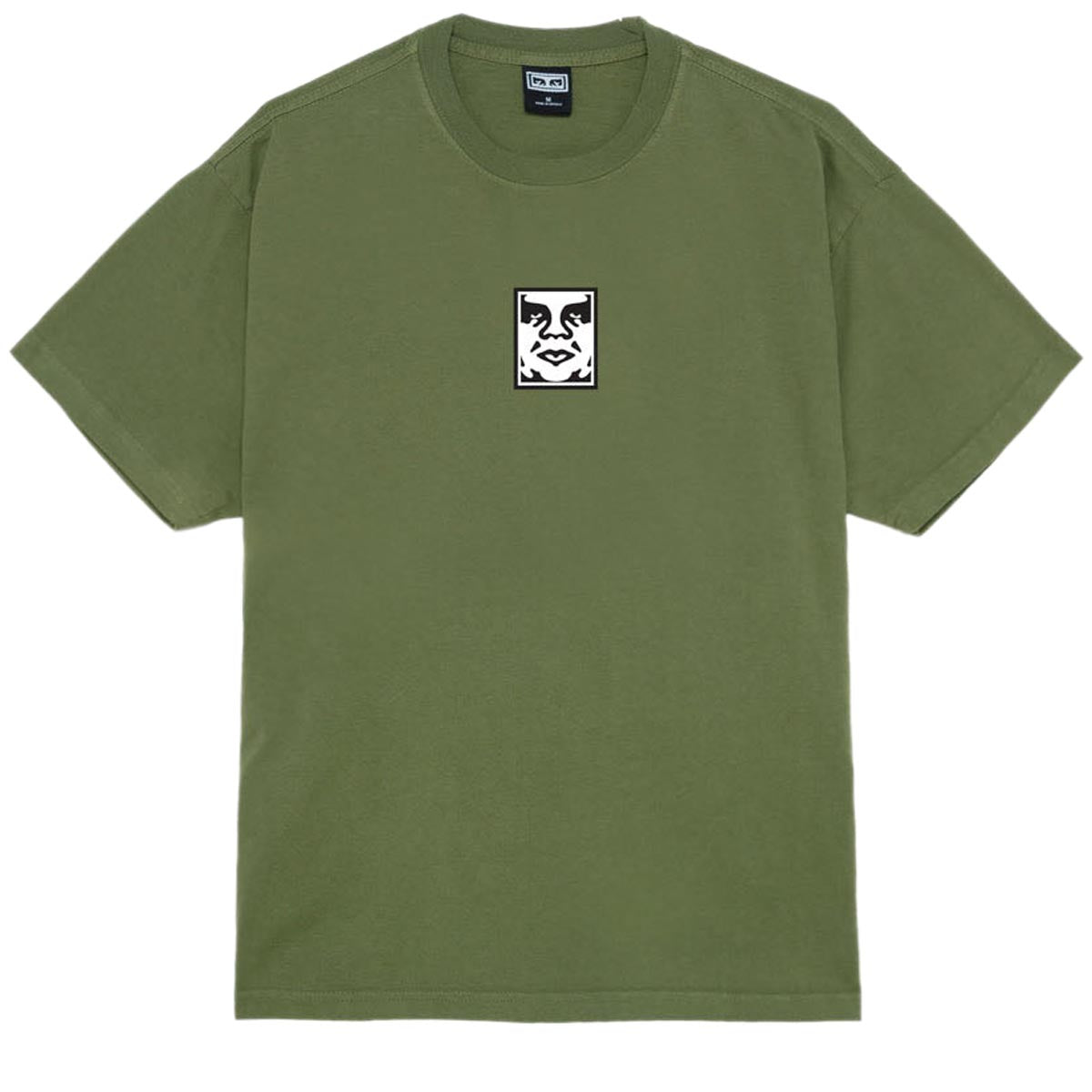 Obey Icon Heavyweight T-Shirt - Moss Green image 1