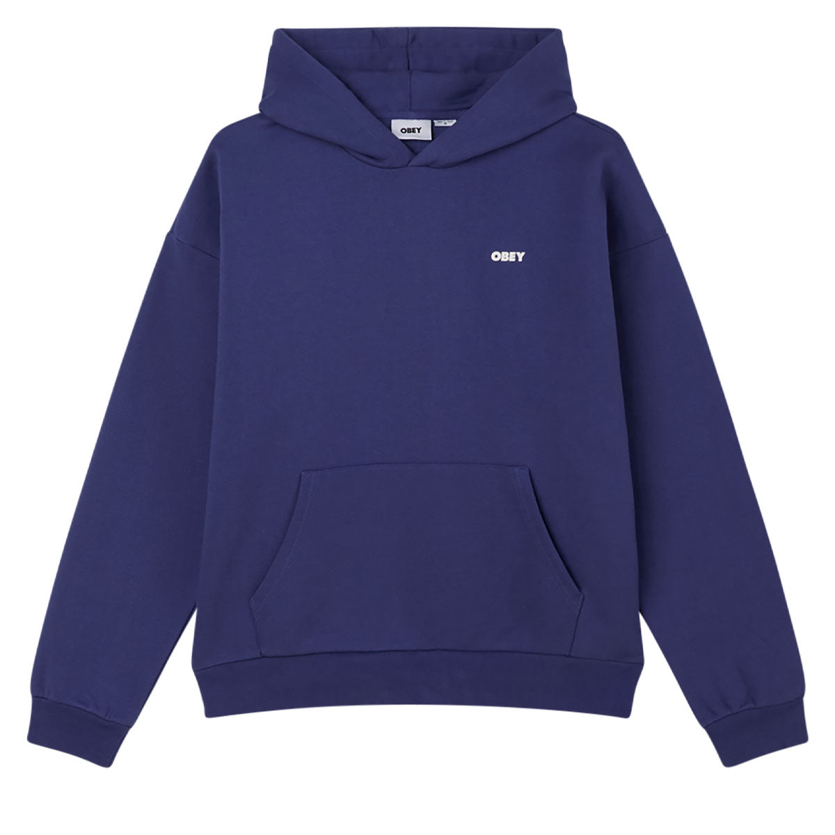 Obey Bold Icon Extra Heavy Hoodie - Skipper Blue image 2