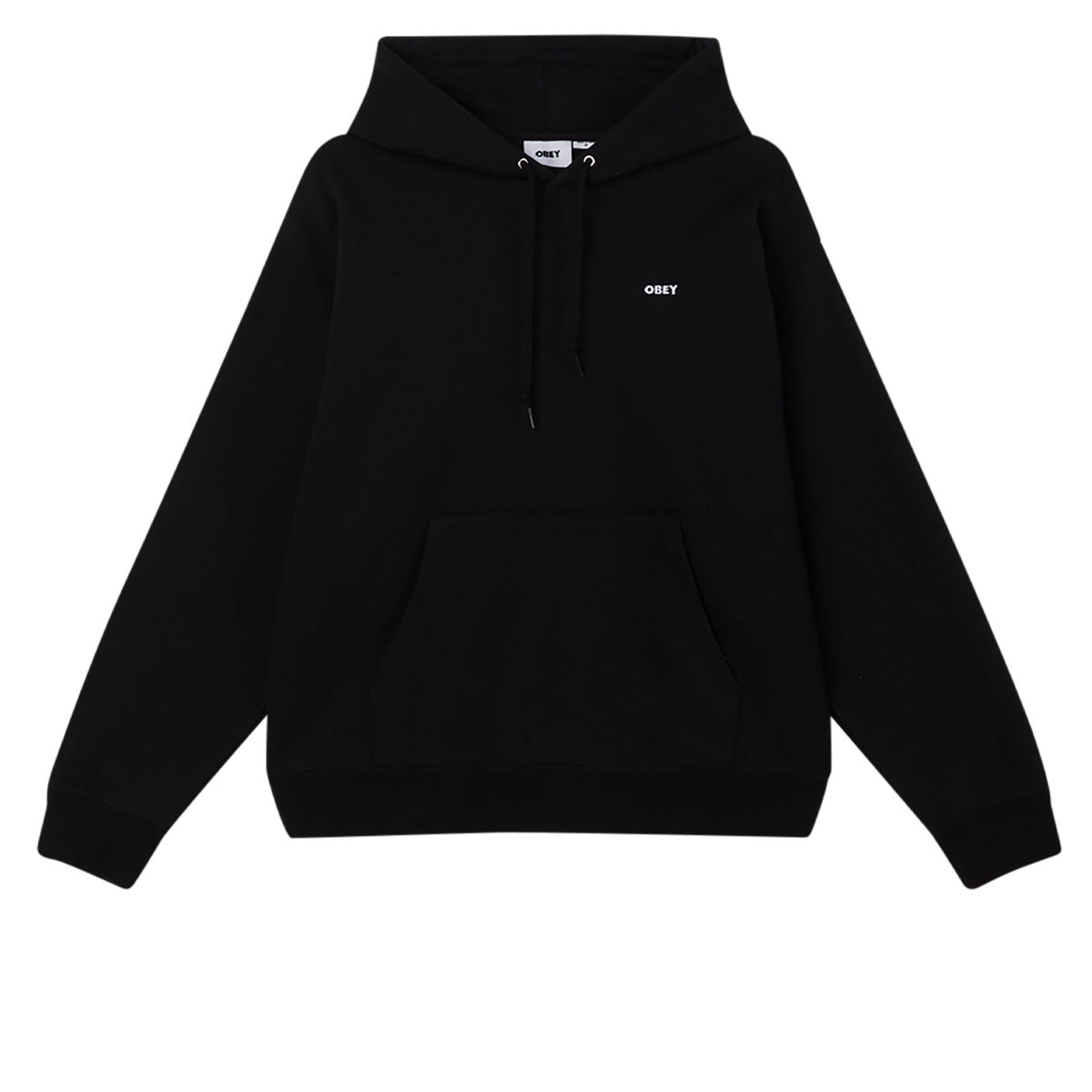 Obey Icon Stencil Flame Hoodie - Black image 2