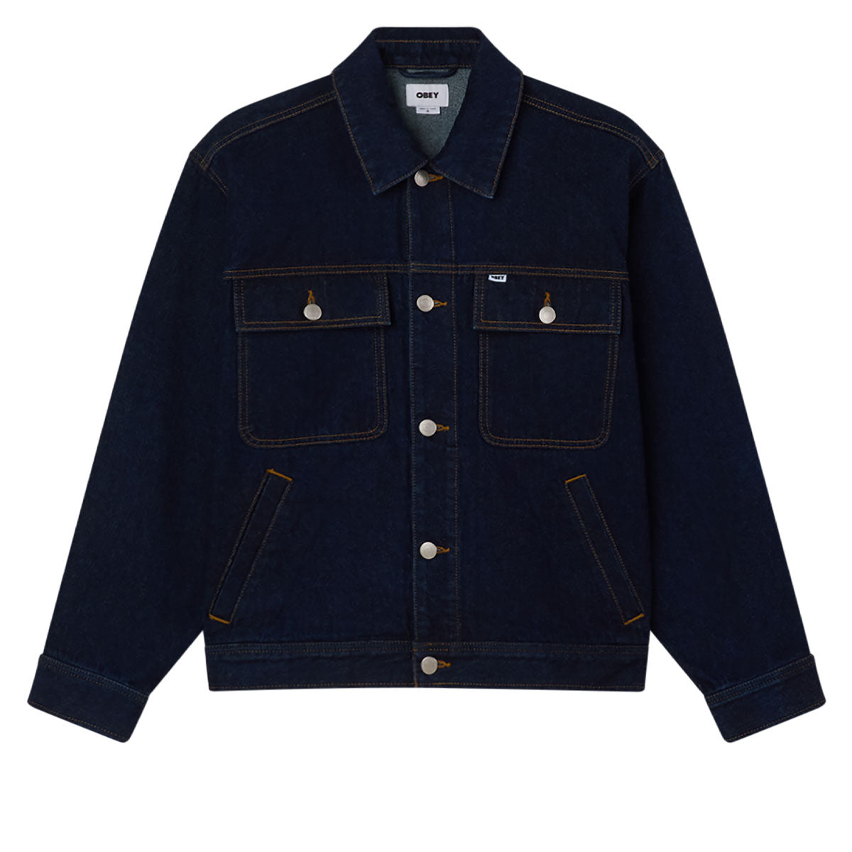 Obey Opena Jacket - Rinse Indigo image 1