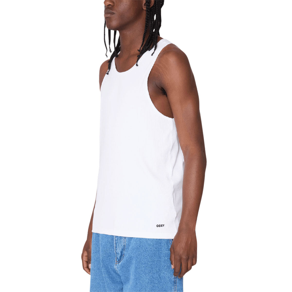 Obey Standard Rib 2 Pack Of Tank Top - White image 5
