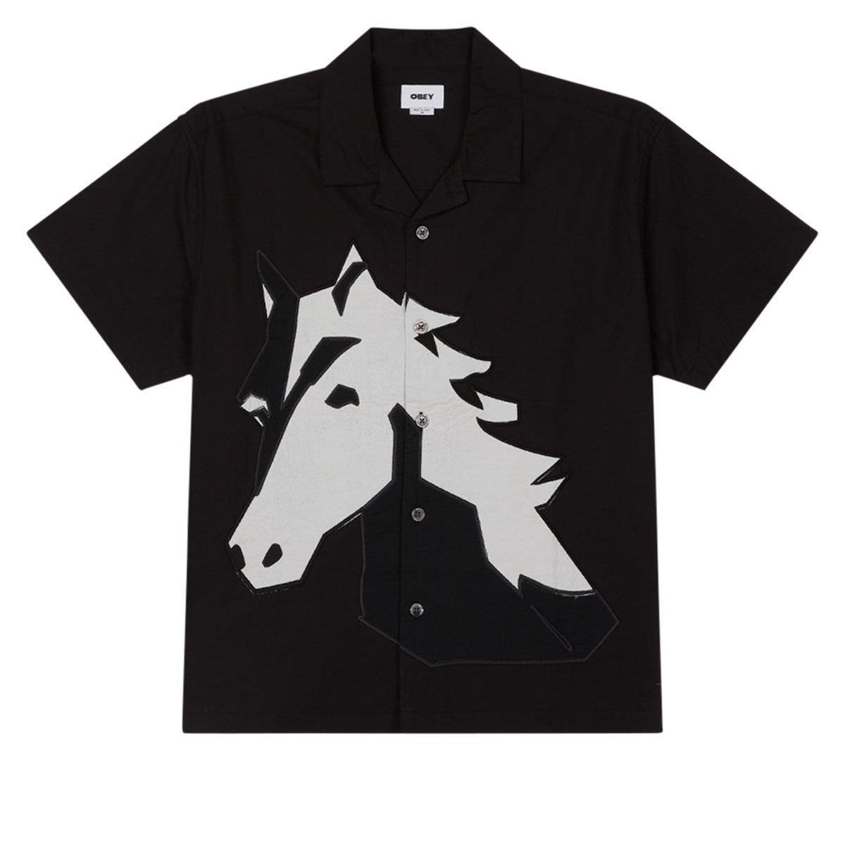 Obey Beau Woven Shirt - Black Multi image 1