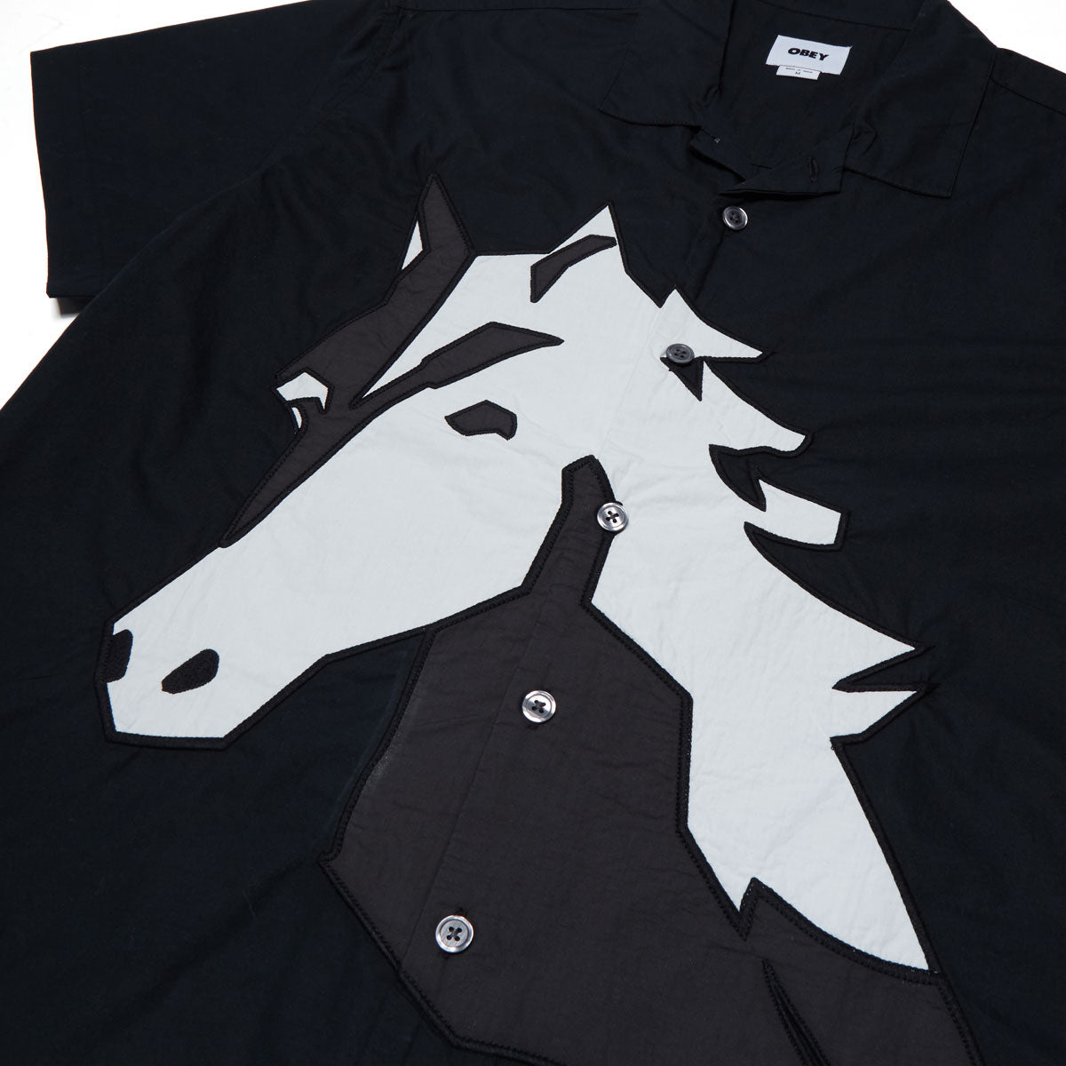 Obey Beau Woven Shirt - Black Multi image 2
