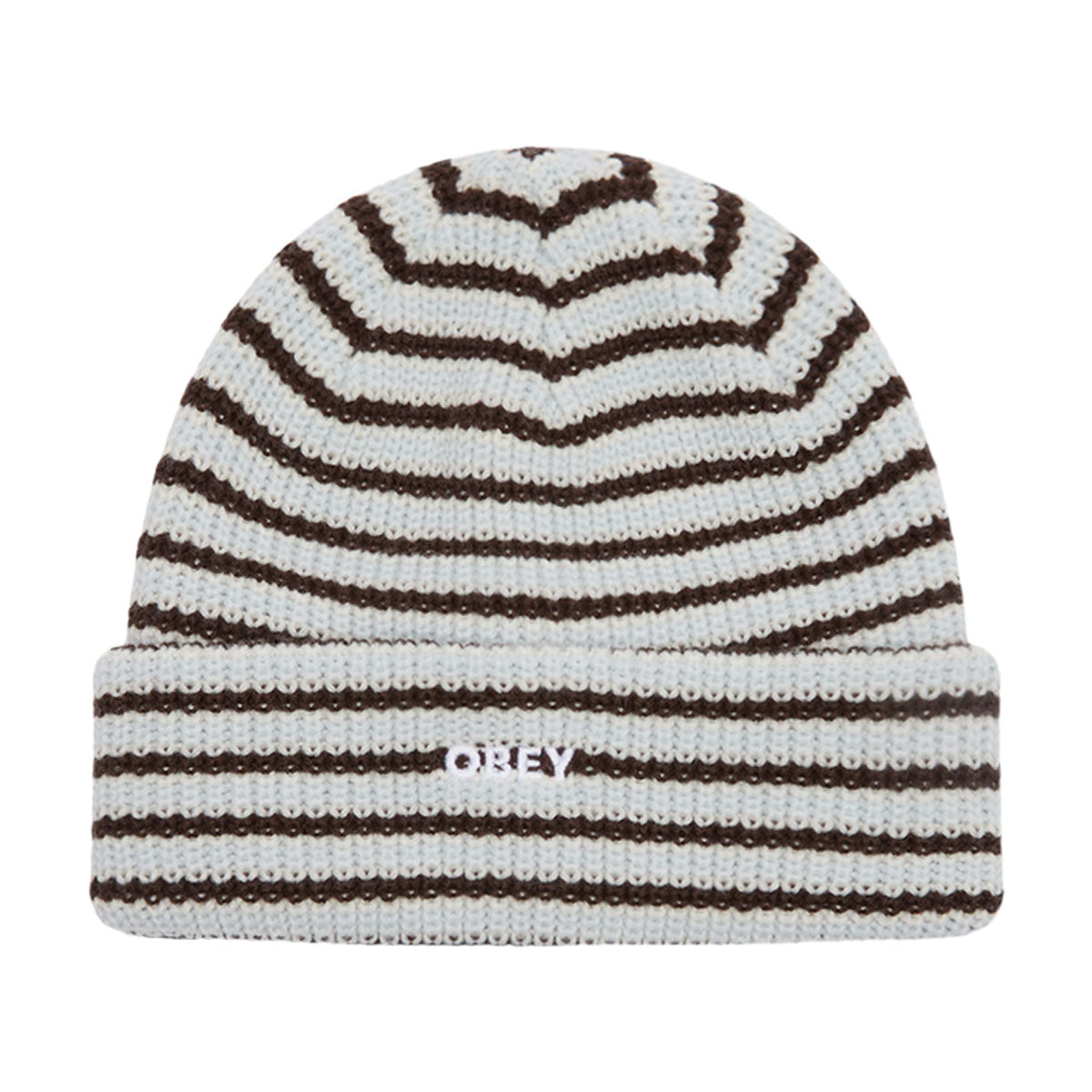Obey Davis Beanie - Brown Multi image 1