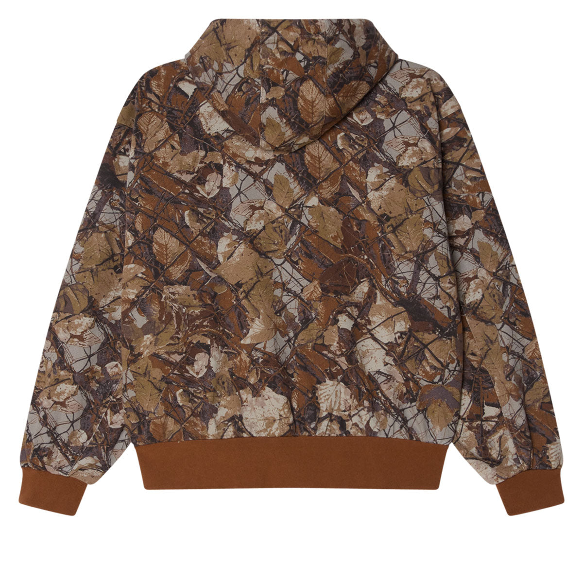 Obey Glen Zip Up Jacket - Fence Camo Multi image 2