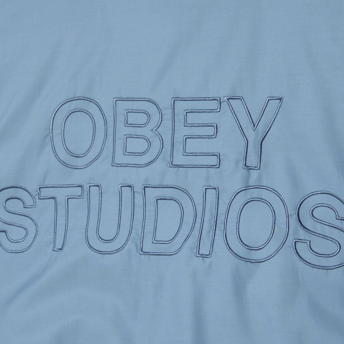 Obey Star Flight Bomber Jacket - Blue Grey image 4