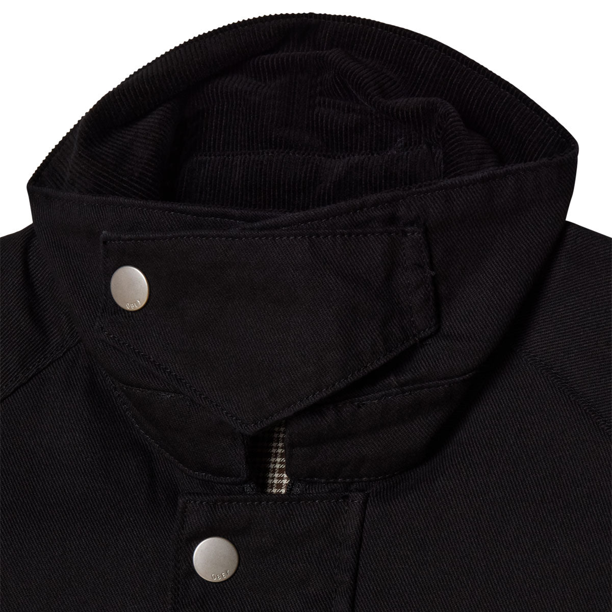 Obey Caden Work Jacket - Black Faded Wash image 4