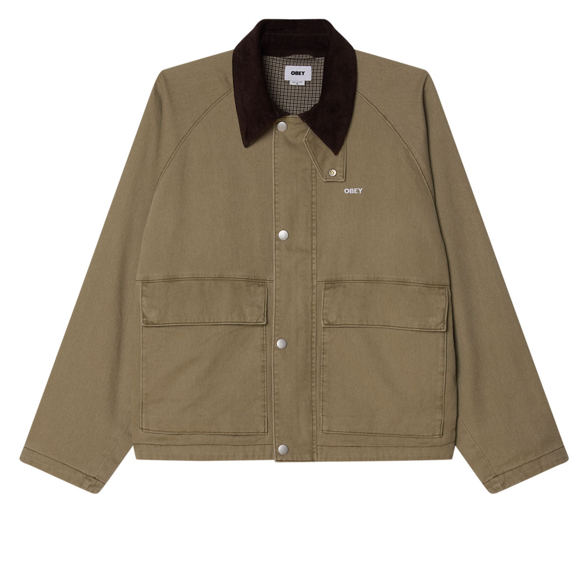 Obey Caden Work Jacket - Mermaid Faded Wash image 1