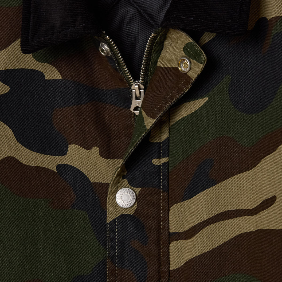 Obey Norton Barn Jacket - Woodland Camo image 3