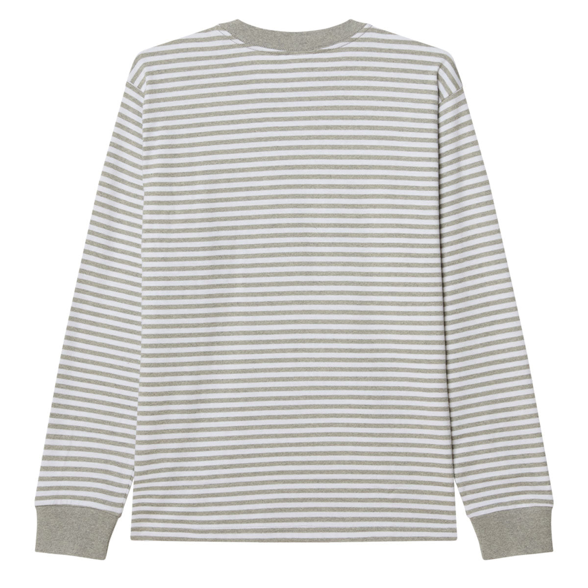 Obey Established Works Eyes Long Sleeve Shirt - Heather Grey Multi image 2