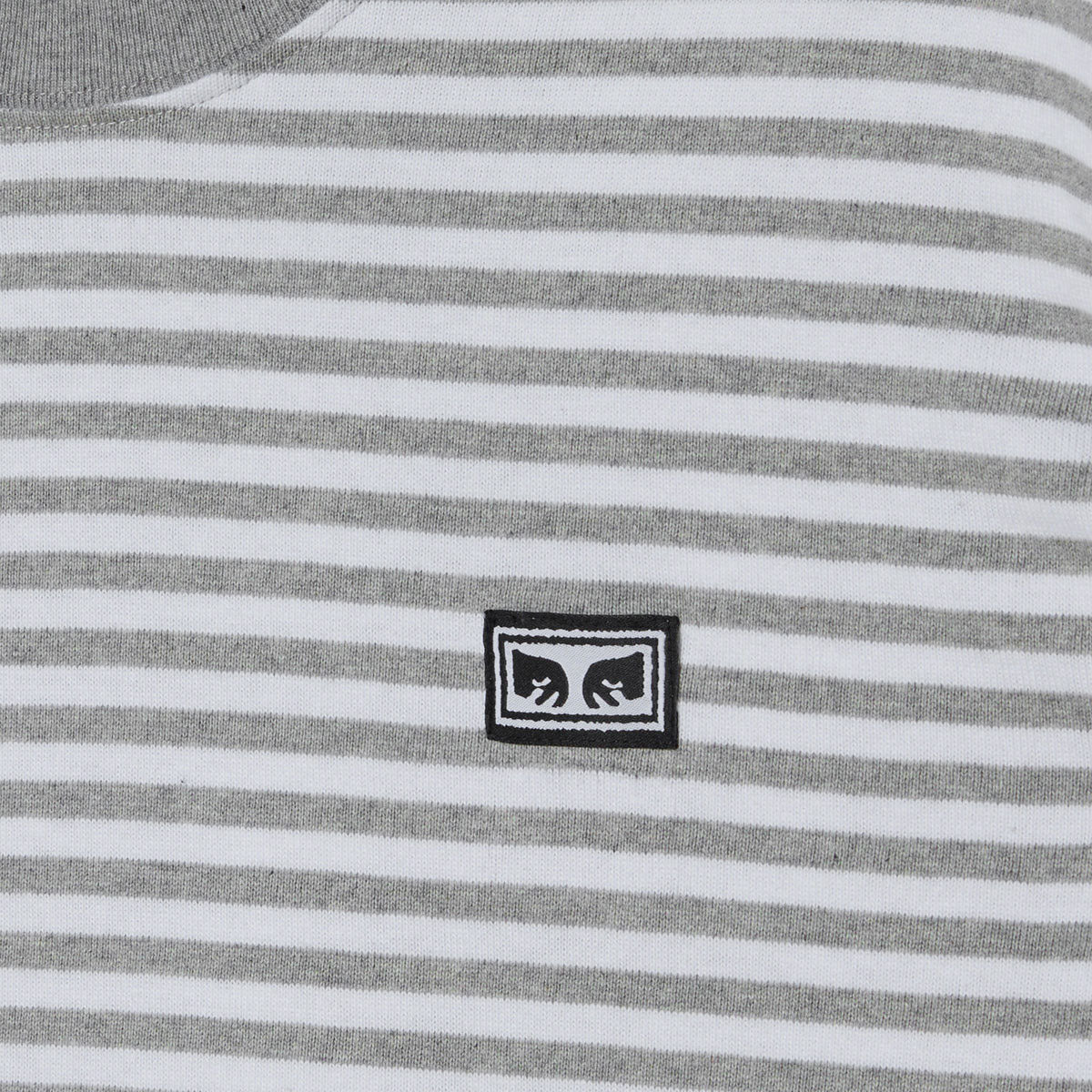 Obey Established Works Eyes Long Sleeve Shirt - Heather Grey Multi image 3