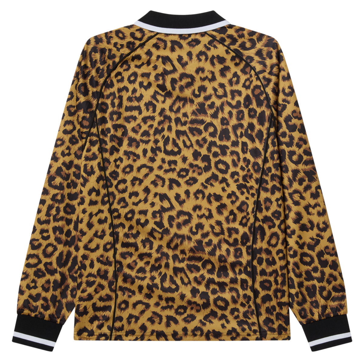 Obey Polo Collar Sports Long Sleeve Shirt - Leopard Multi image 2