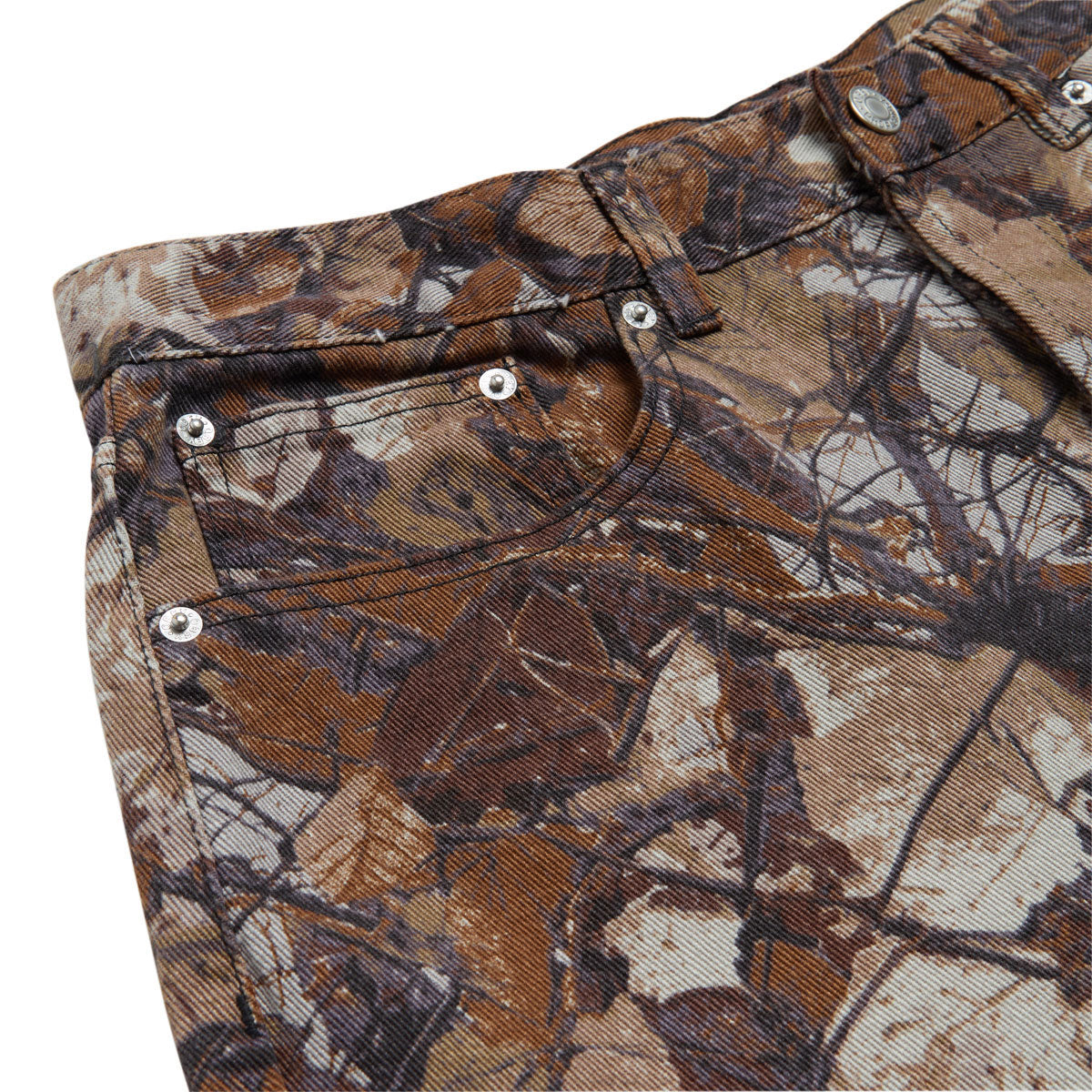 Obey Classic Baggy Denim Jeans - Fence Camo Multi image 4