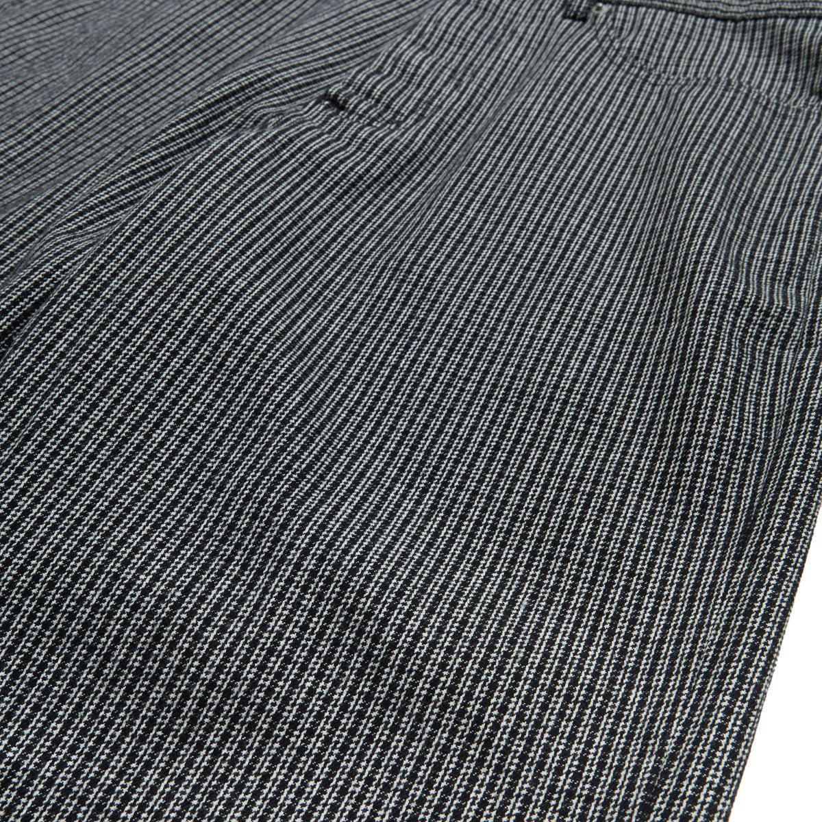 Obey Classic Baggy Plaid Denim Jeans - Black Multi image 5